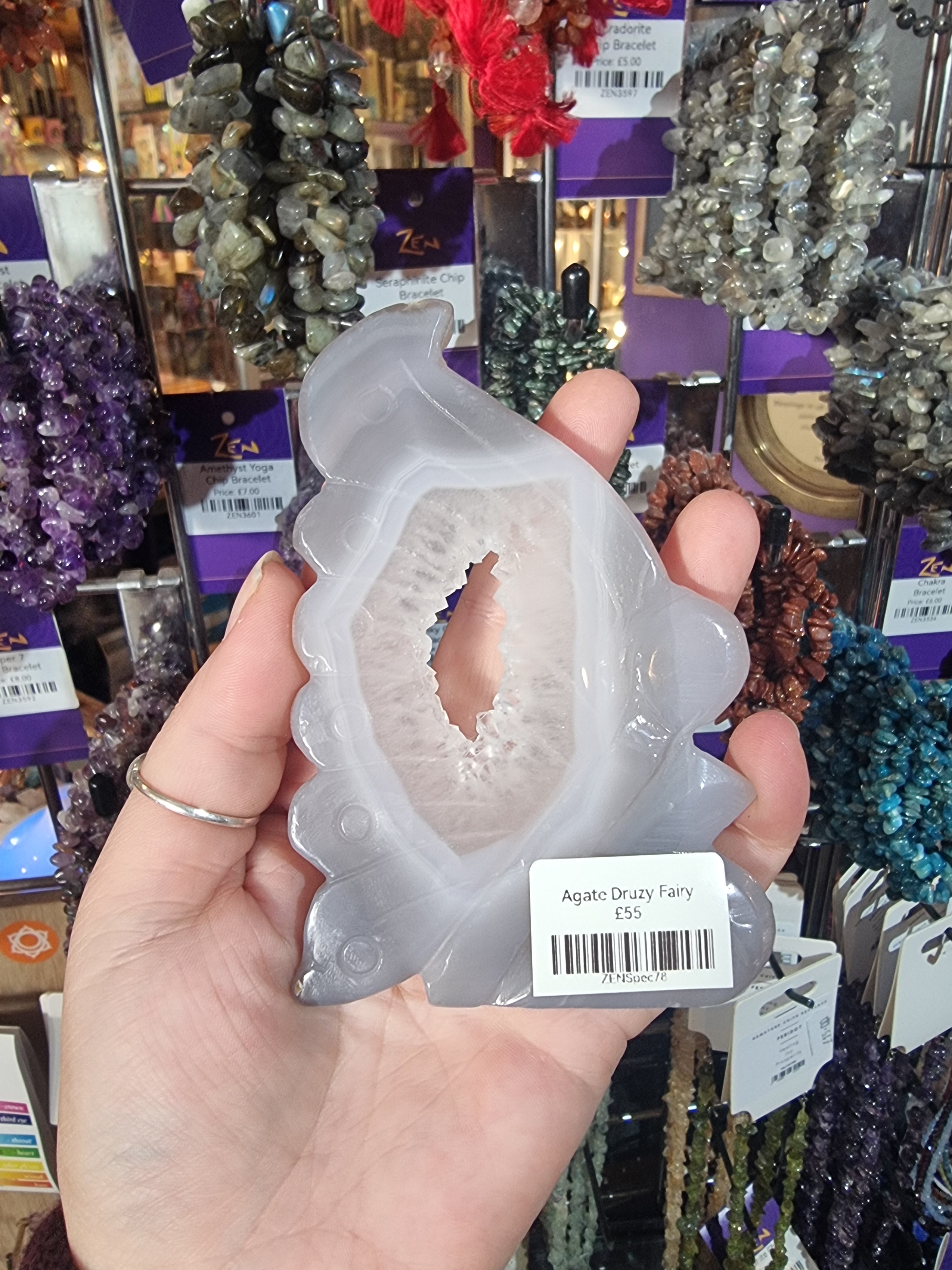 Druzy Agate Fairy
