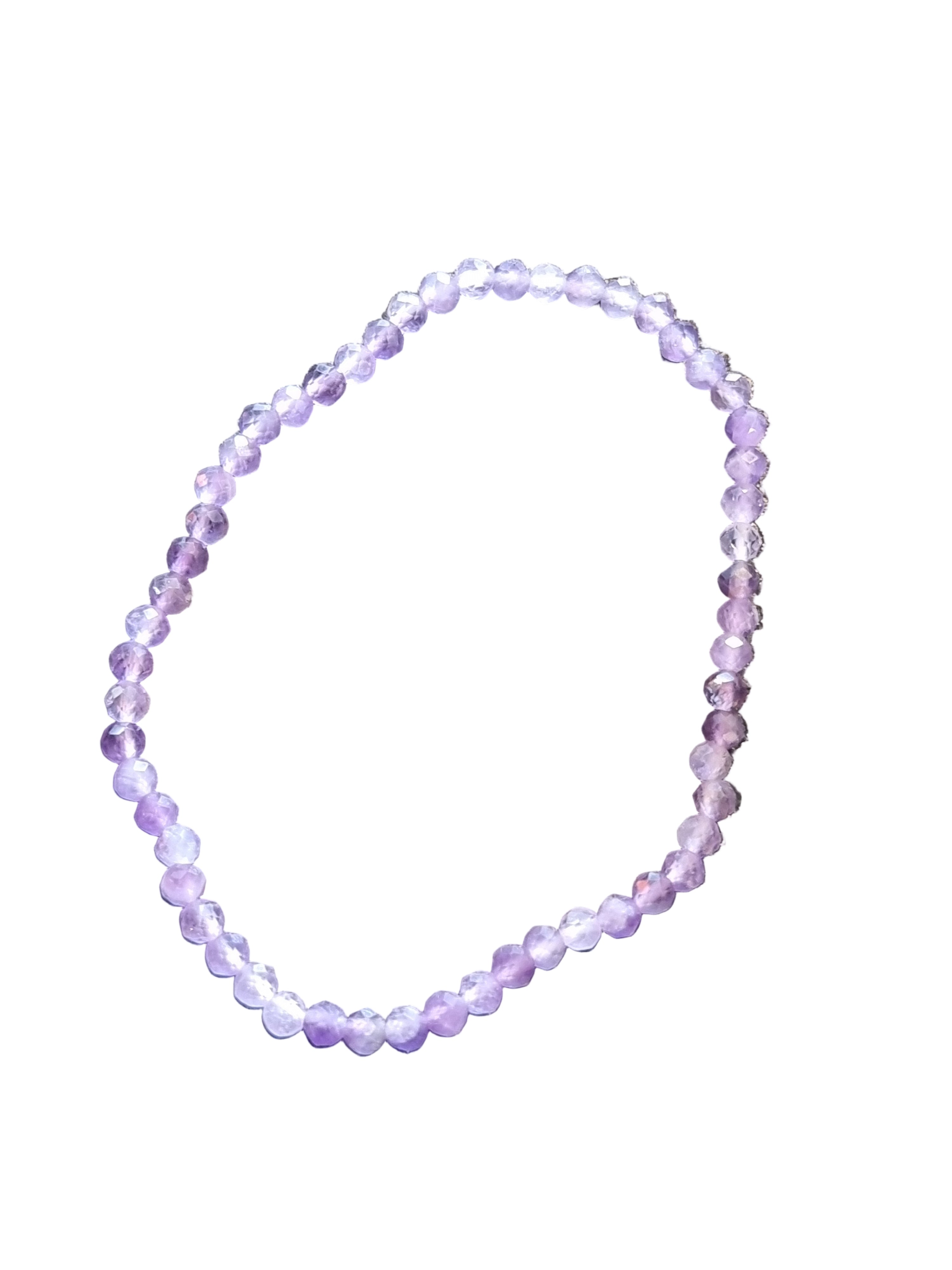 Amethyst Faceted Bracelet