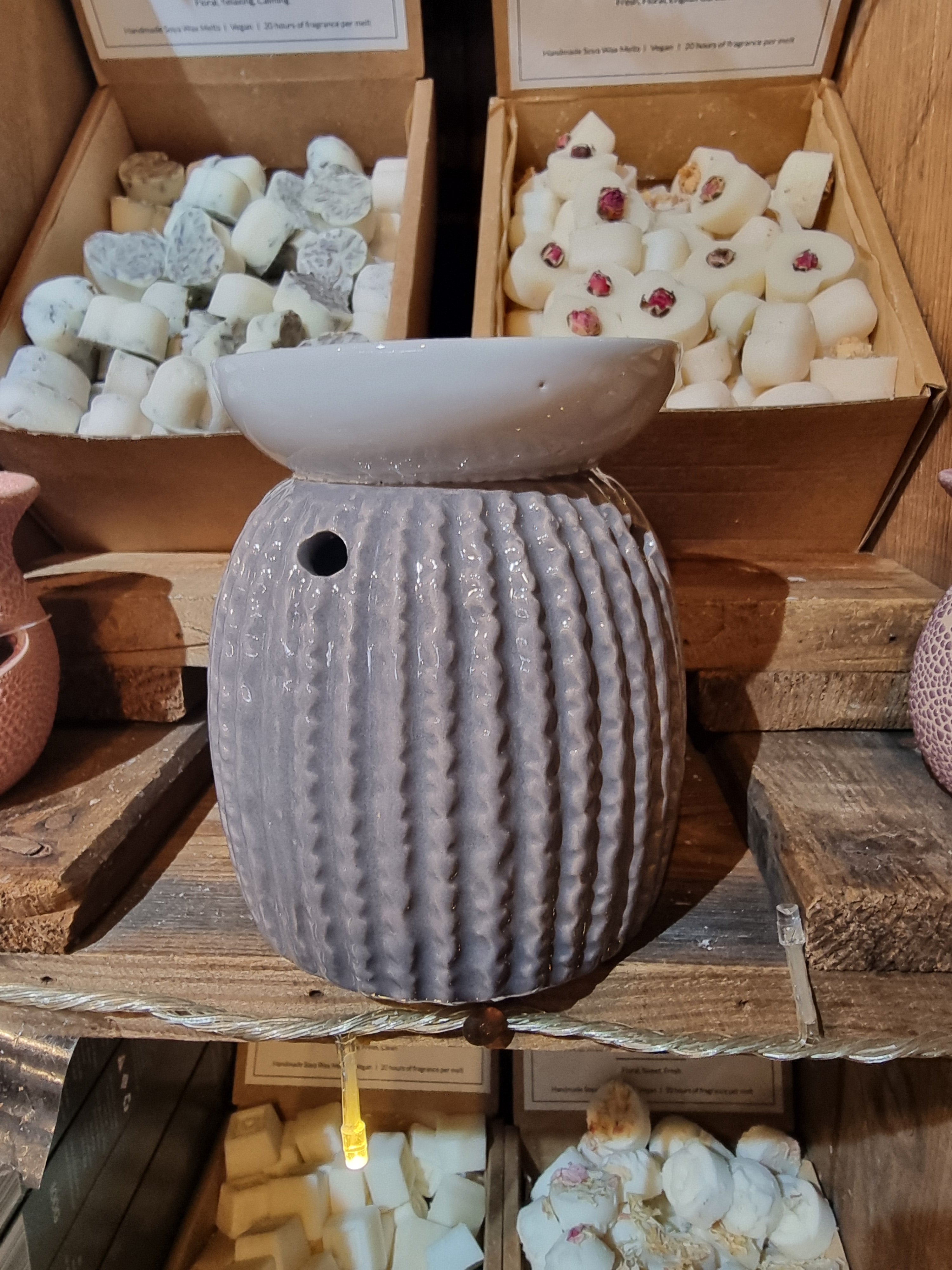 Grey Oil Burner