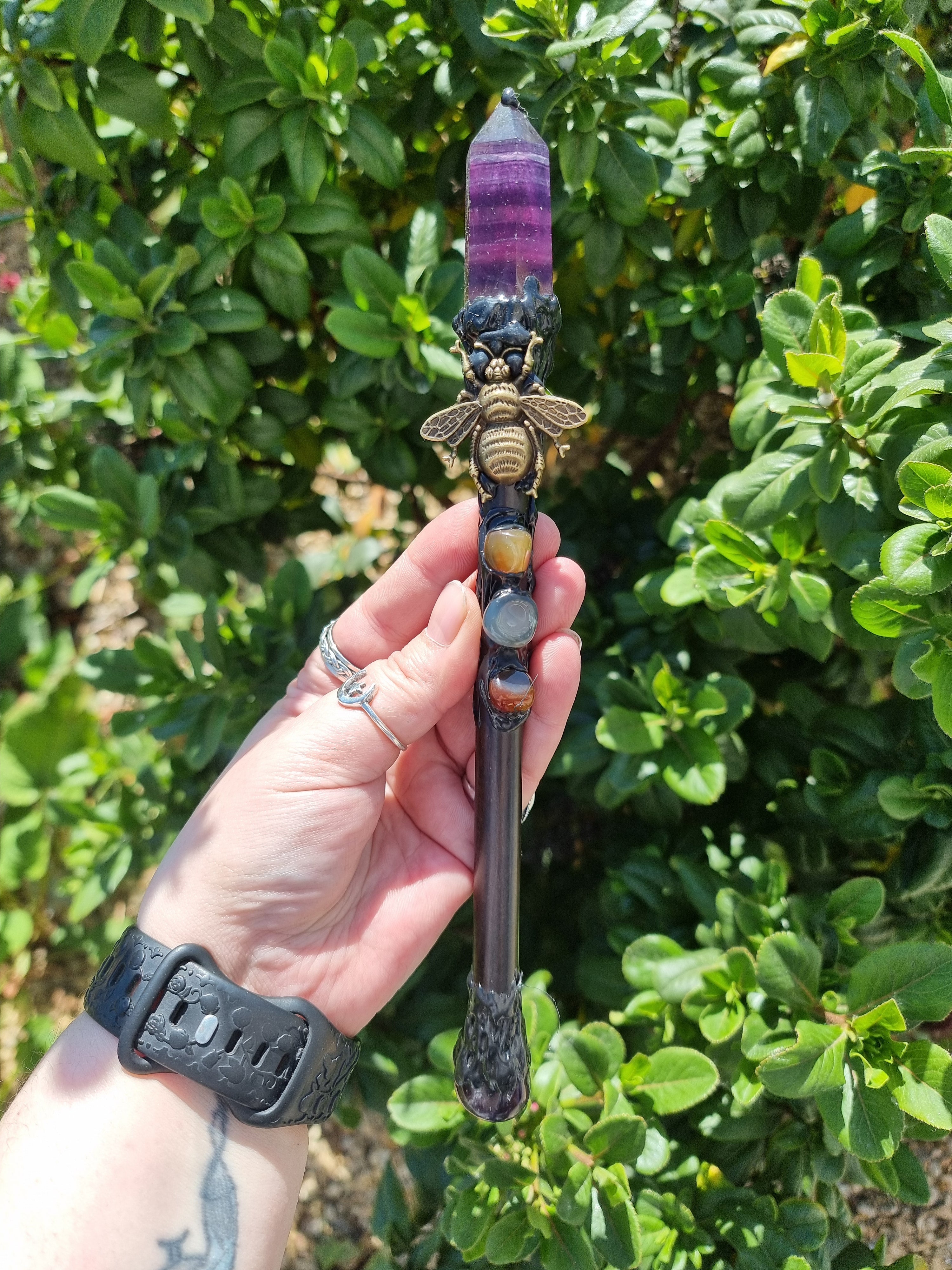 Fluorite Crystal Wand