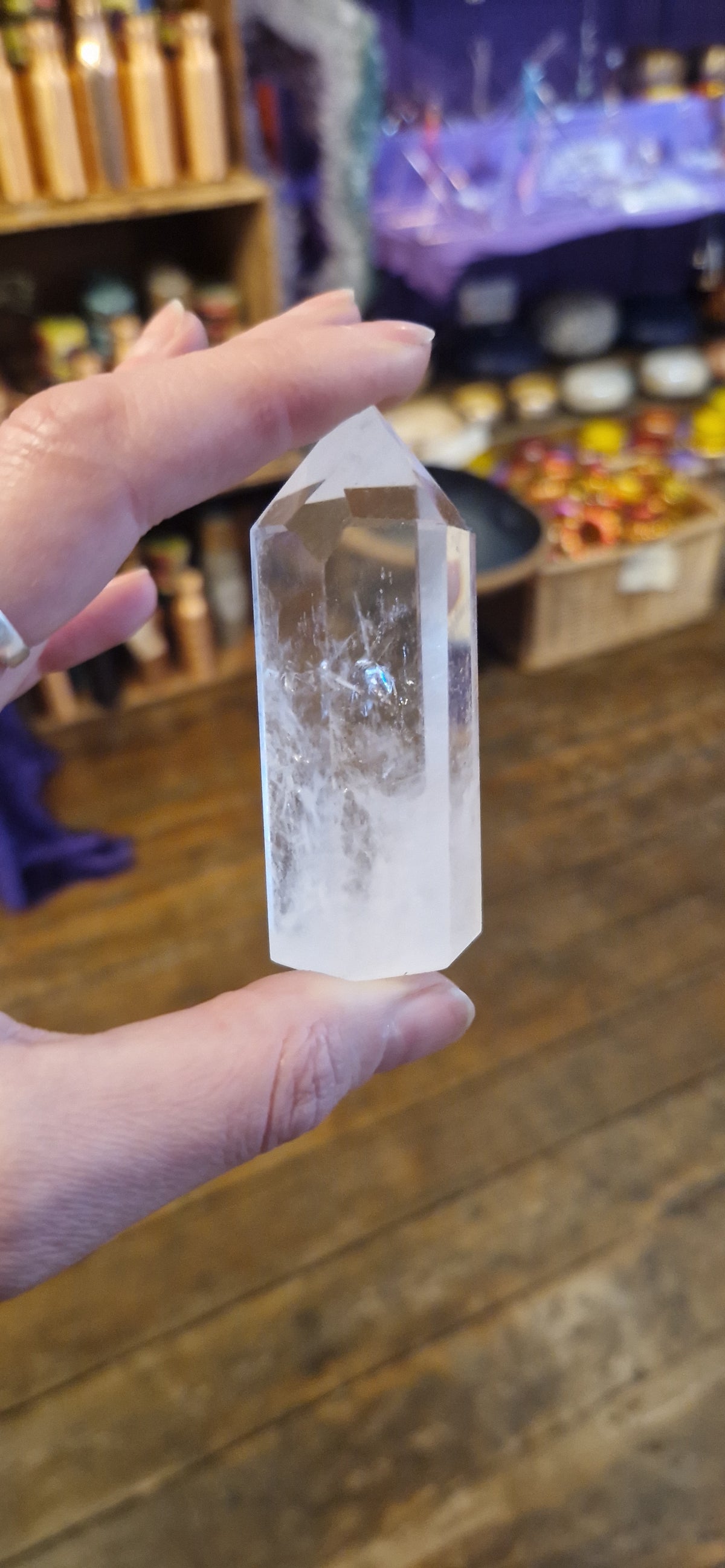 Clear Quartz Tower (No. 10)