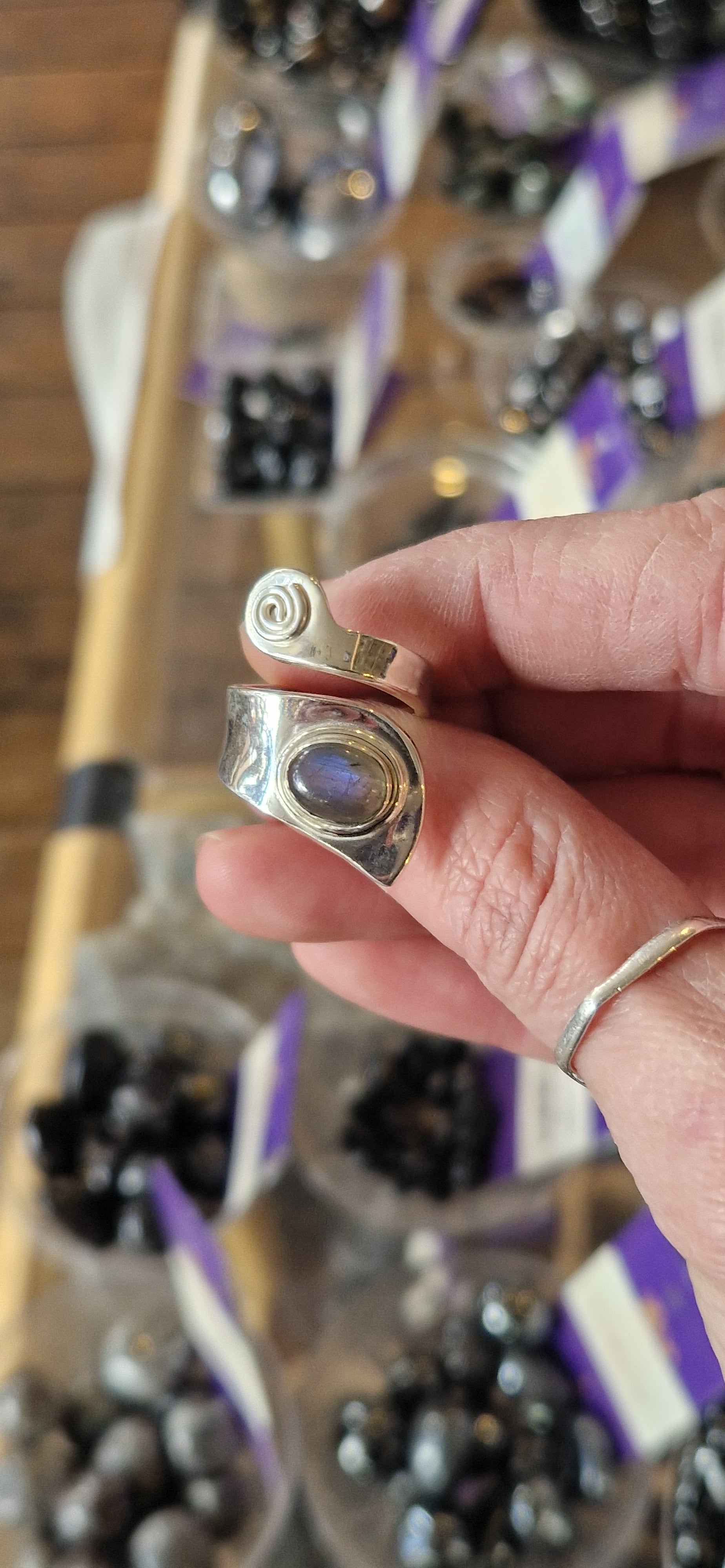 Labradorite Silver Ring