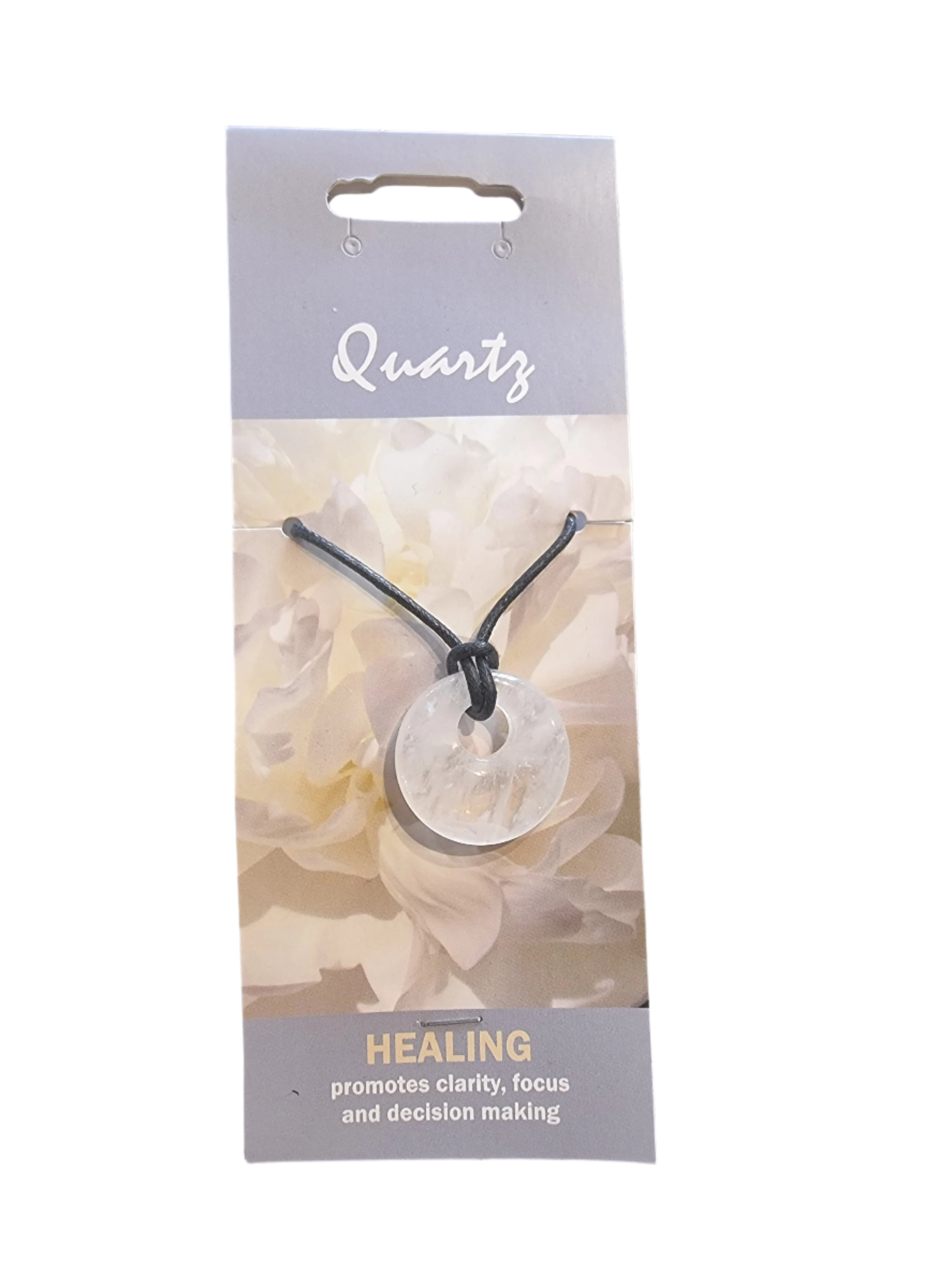 Quartz Donut Pendant