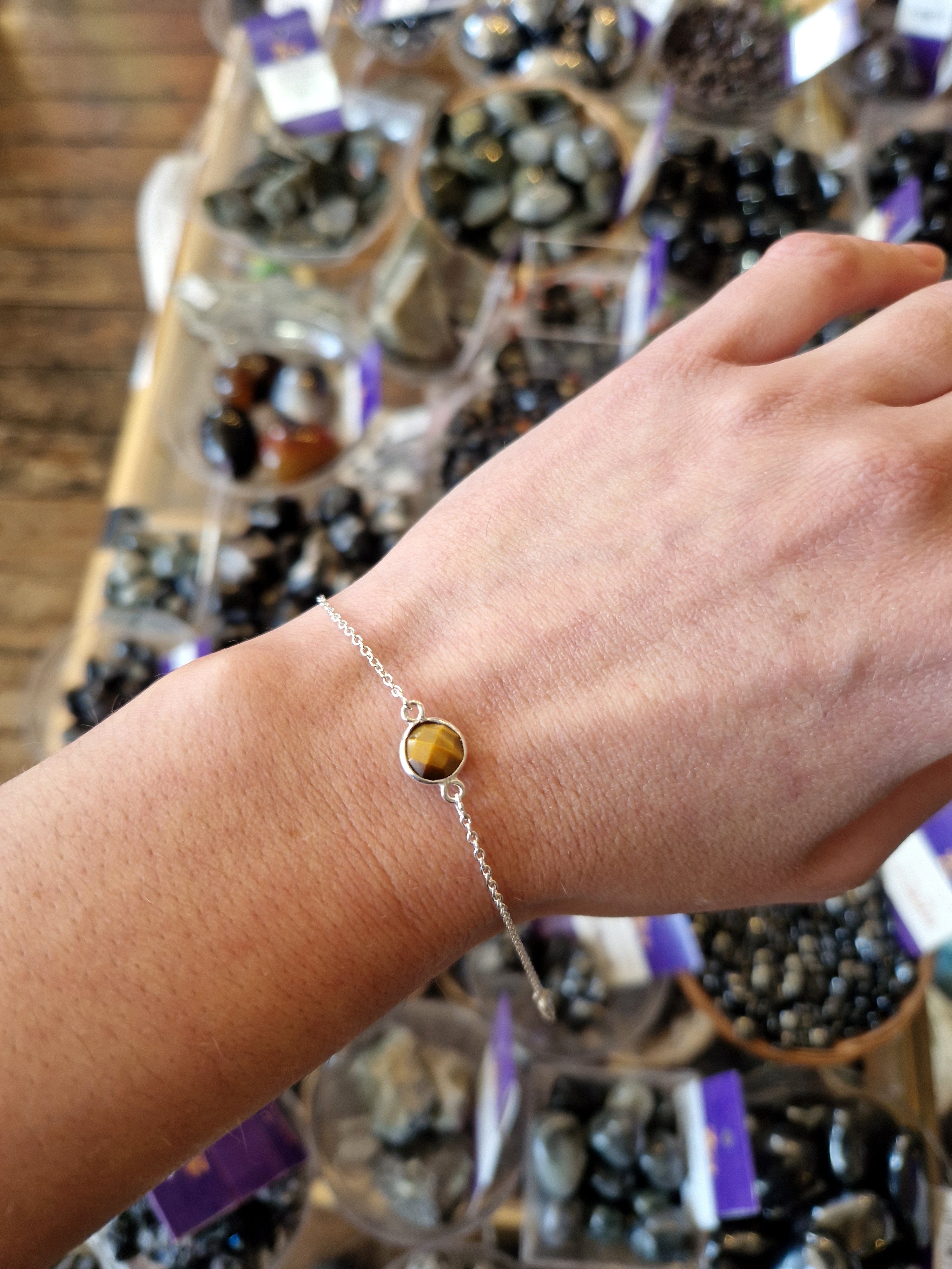 Tiger’s Eye Silver Bracelet