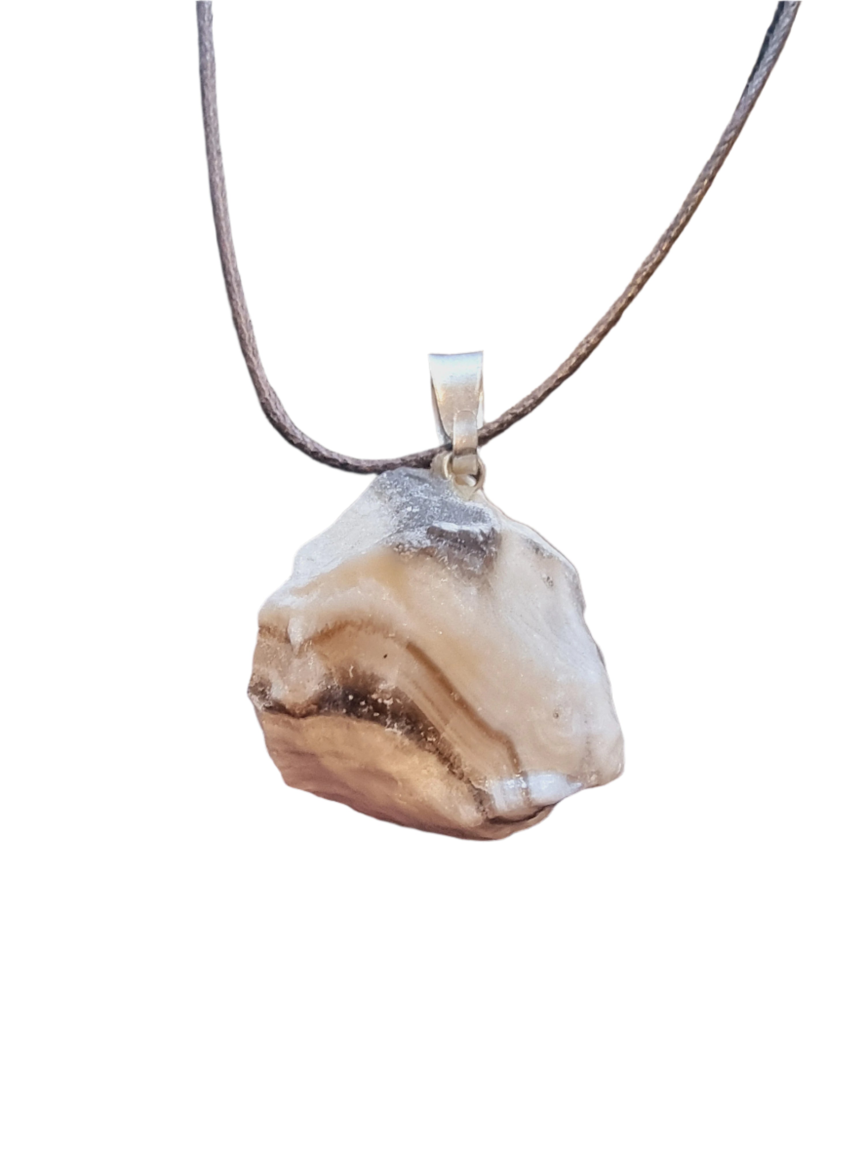 Zebra Calcite Pendant