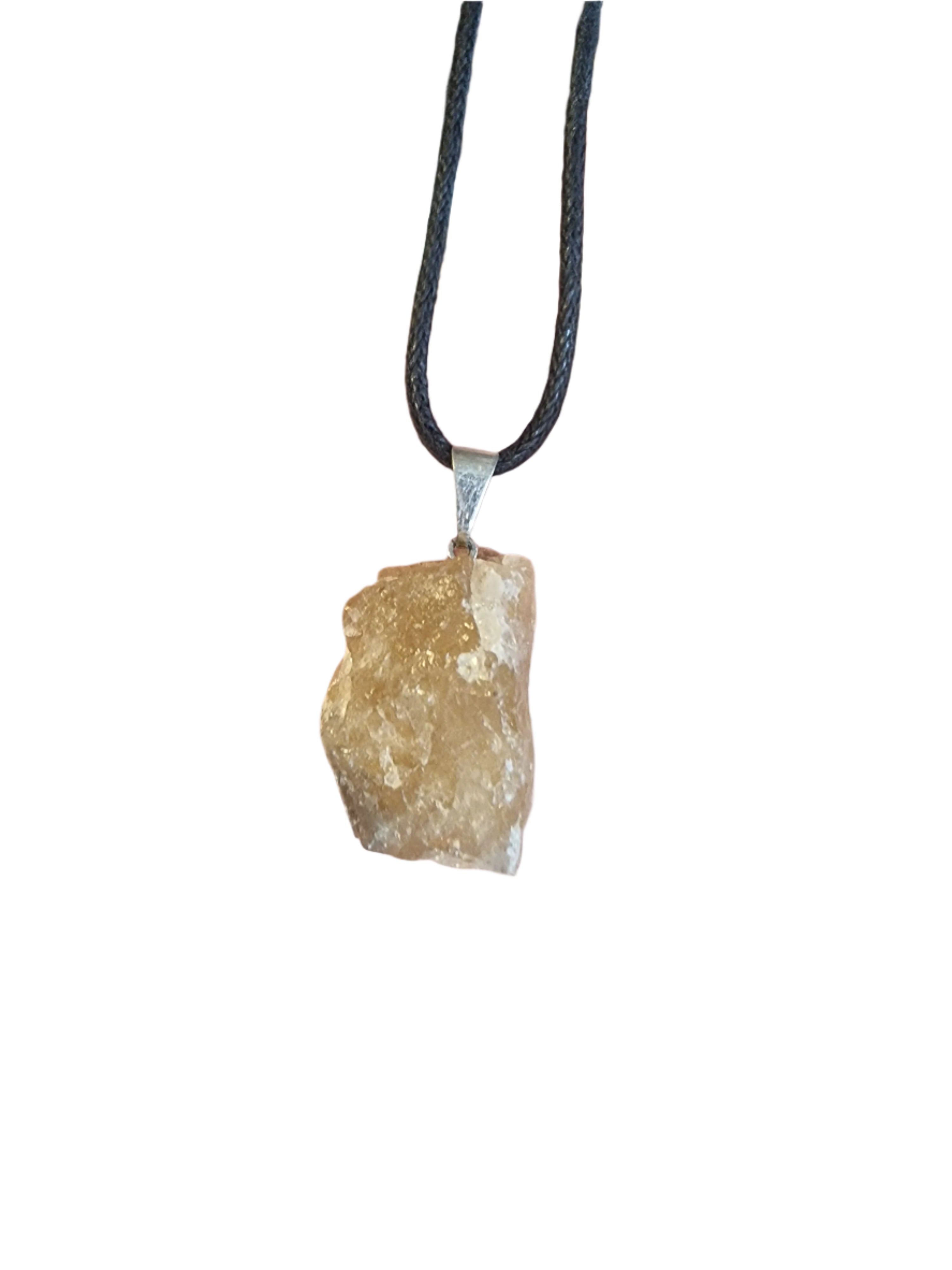 Natural Citrine Pendant (Raw)