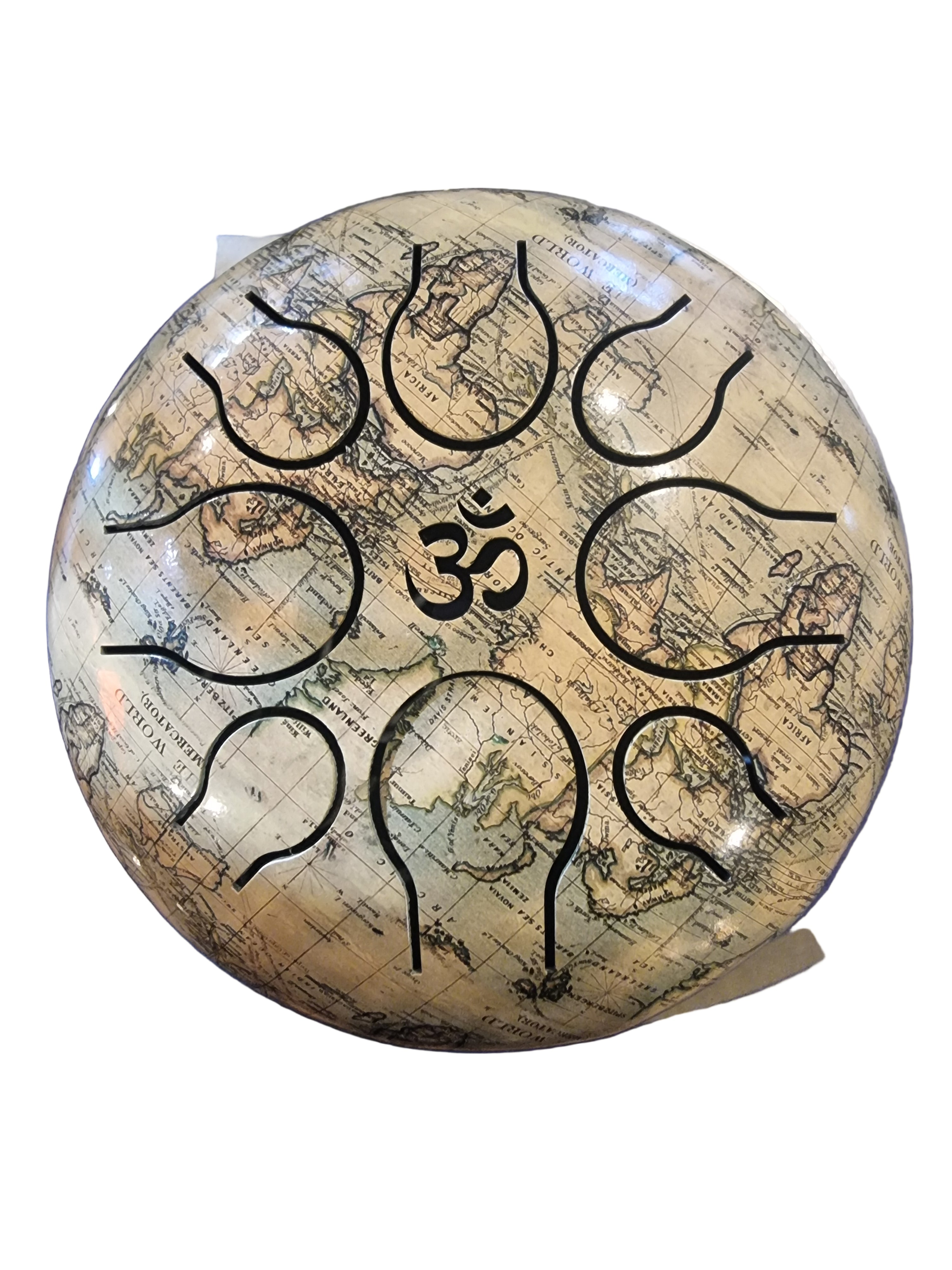 Earth Painted Tongue Drum (8Inch)