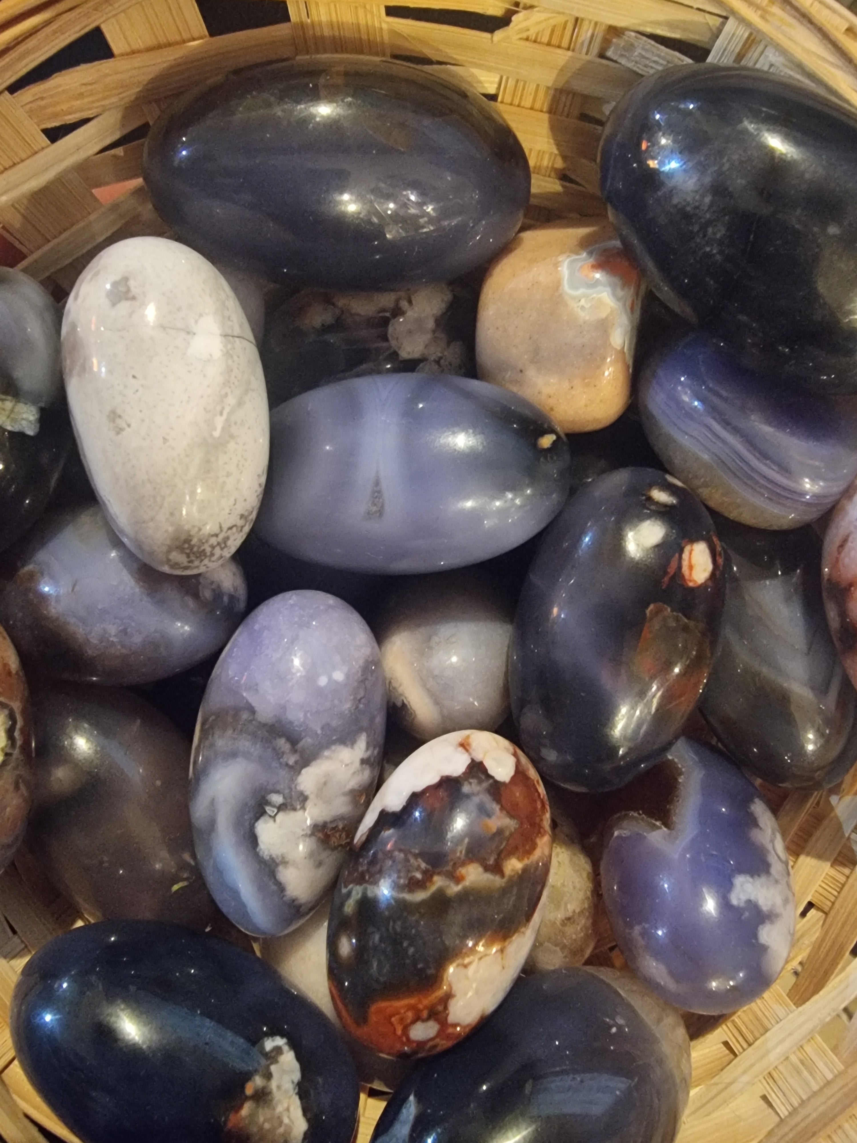 Blue Flower Agate (Medium)