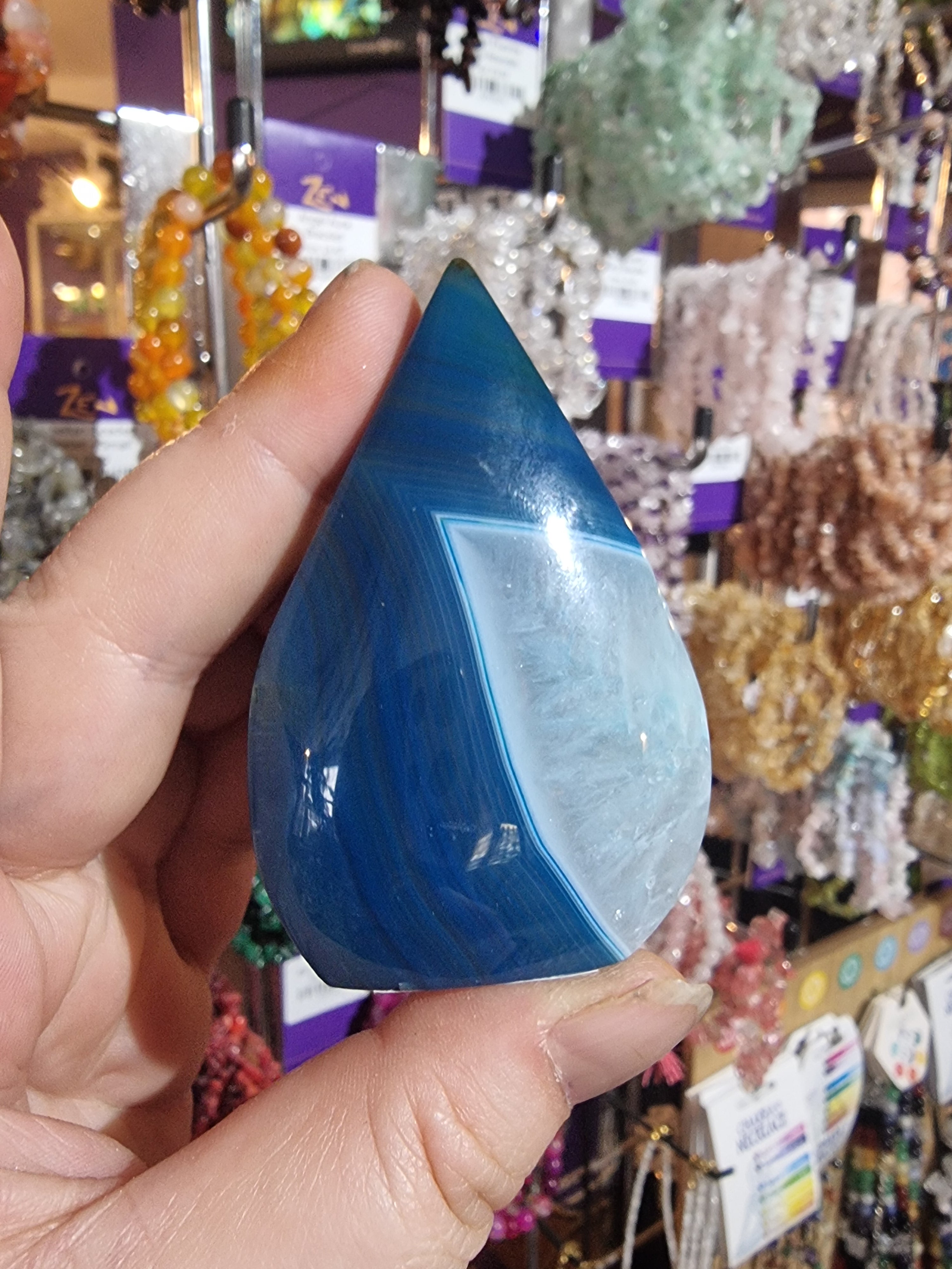 Blue Agate Flame