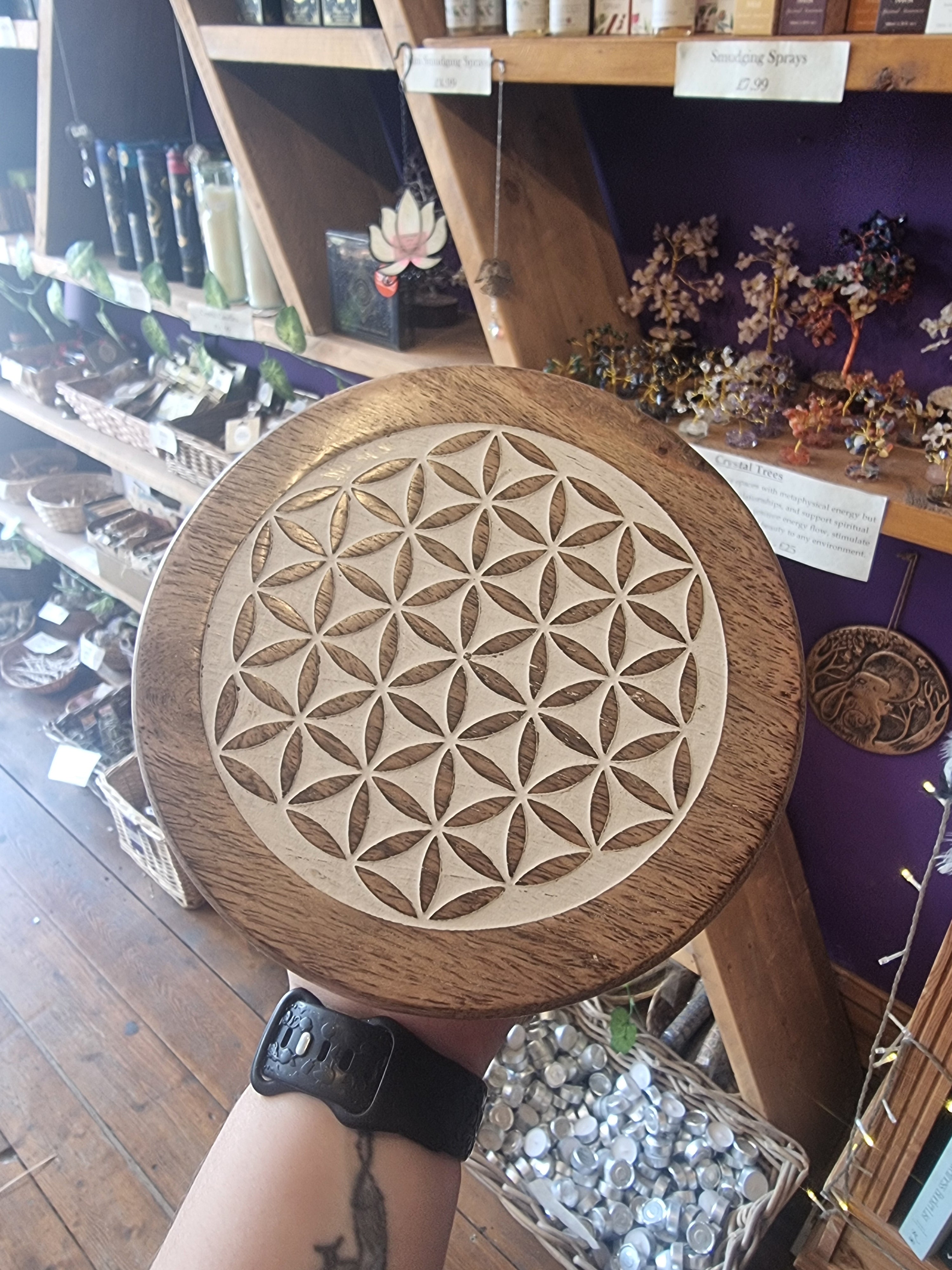 Flower of Life Altar Table