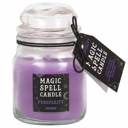Mini Purple Prosperity Spell Candle