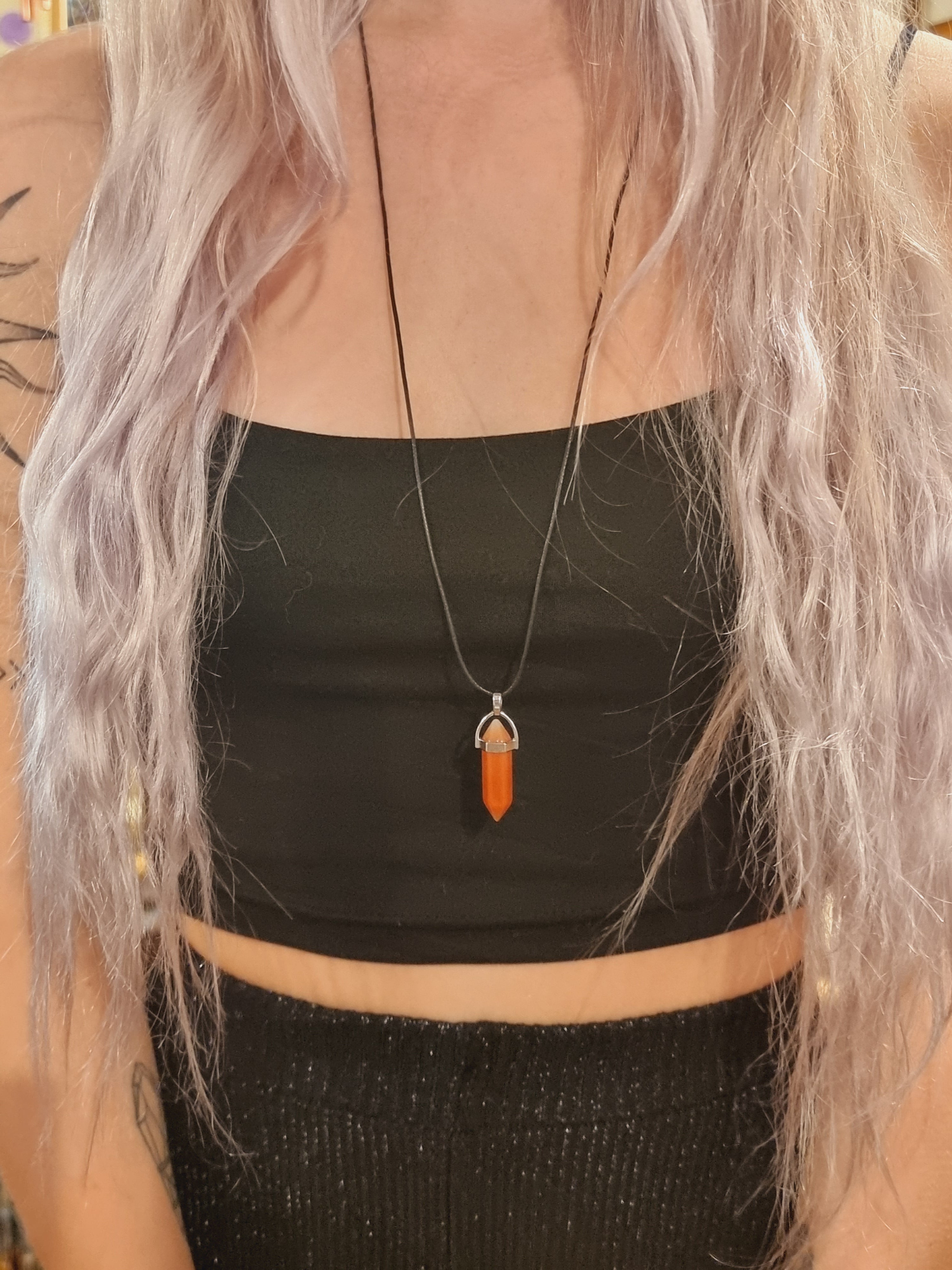 Carnelian Point Pendant