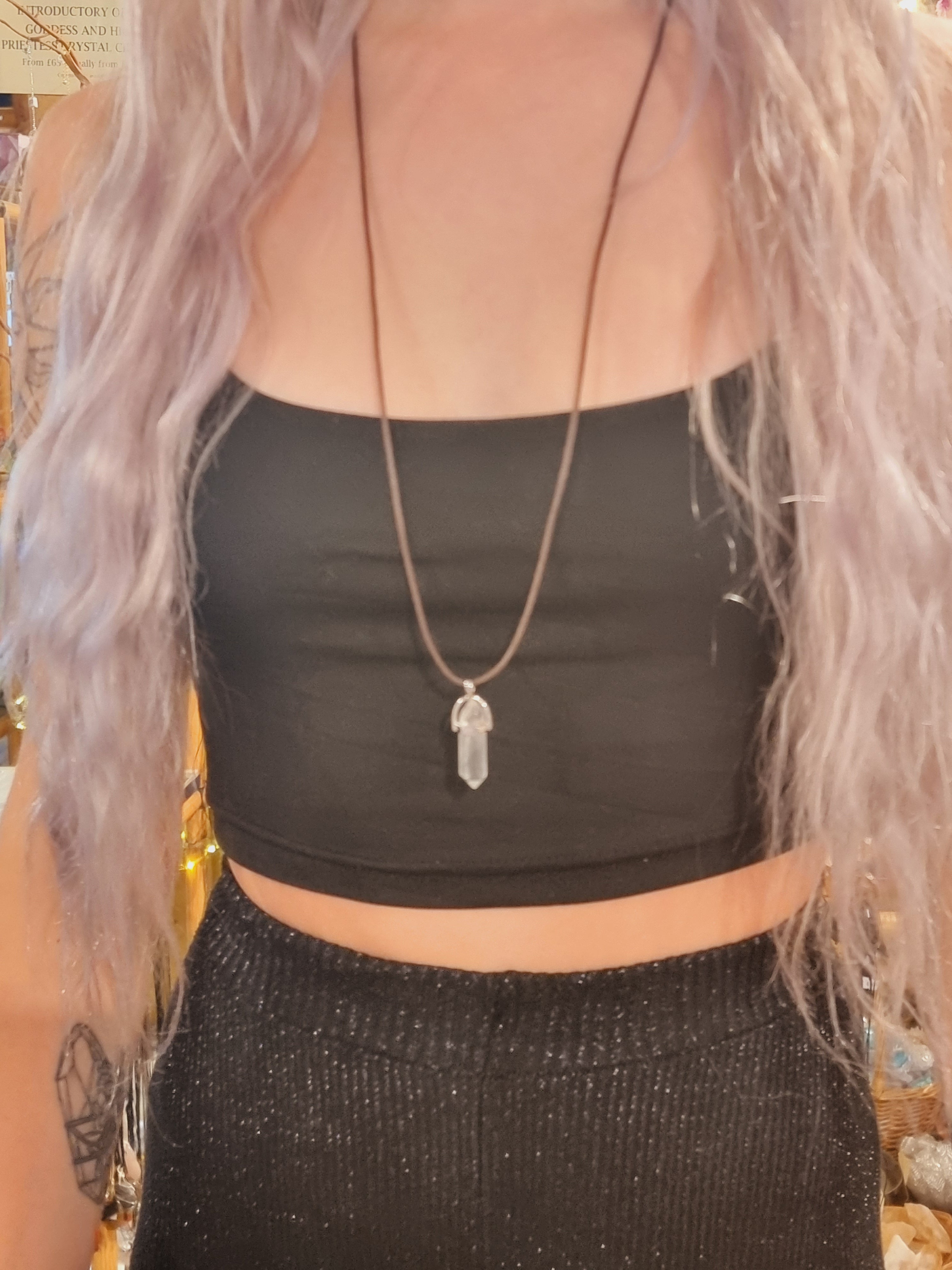 Clear Quartz Point Pendant