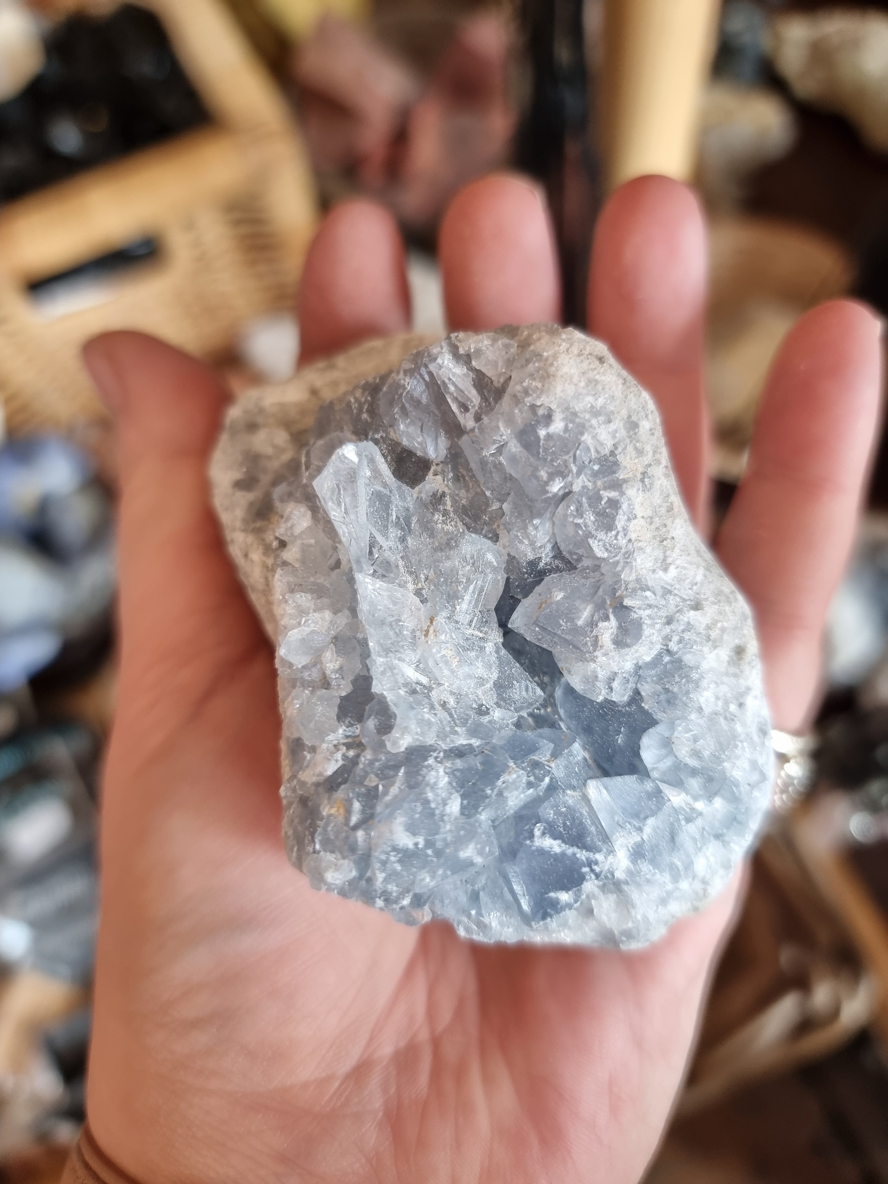 Celestite Cluster