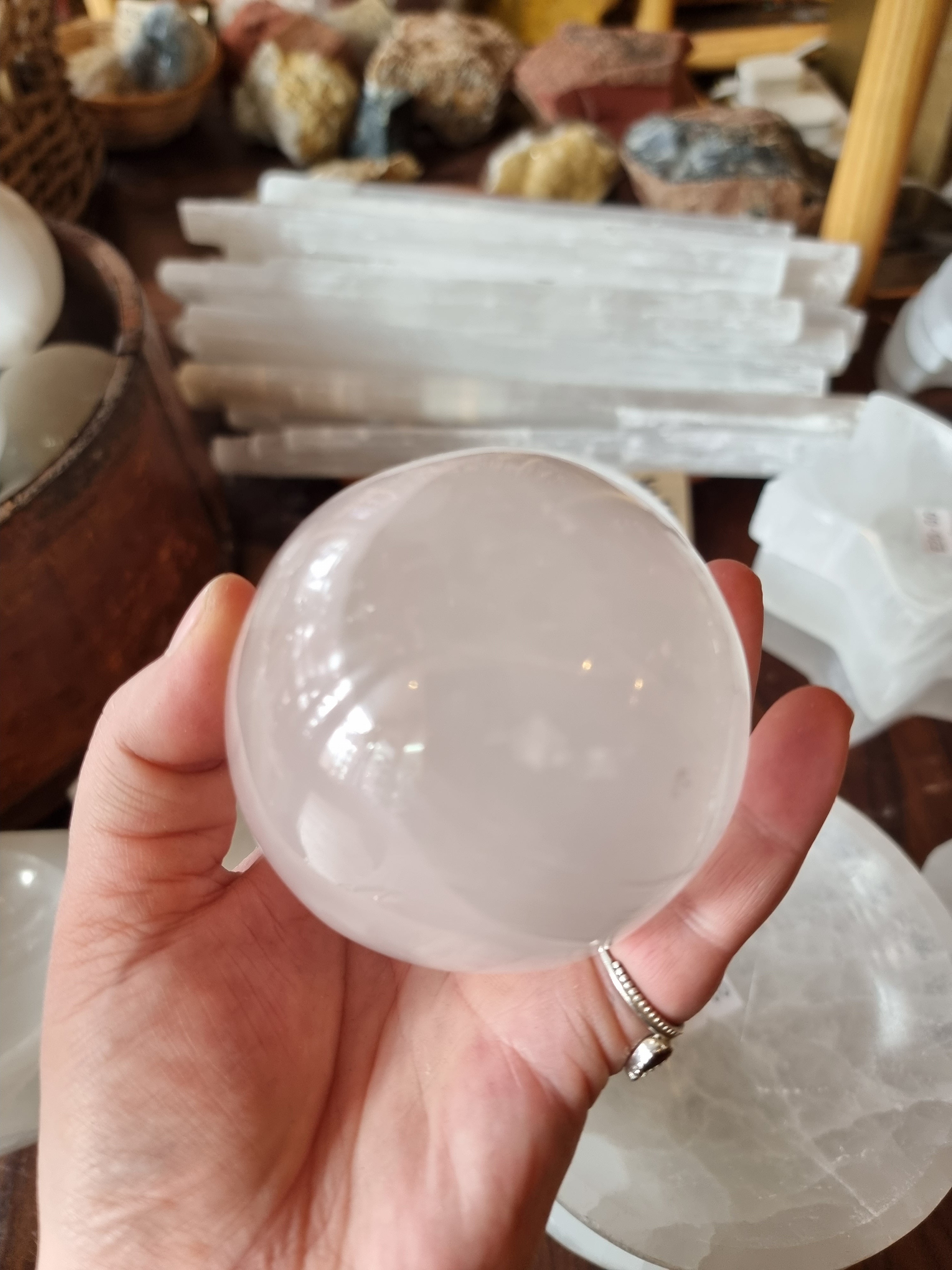 Selenite Sphere