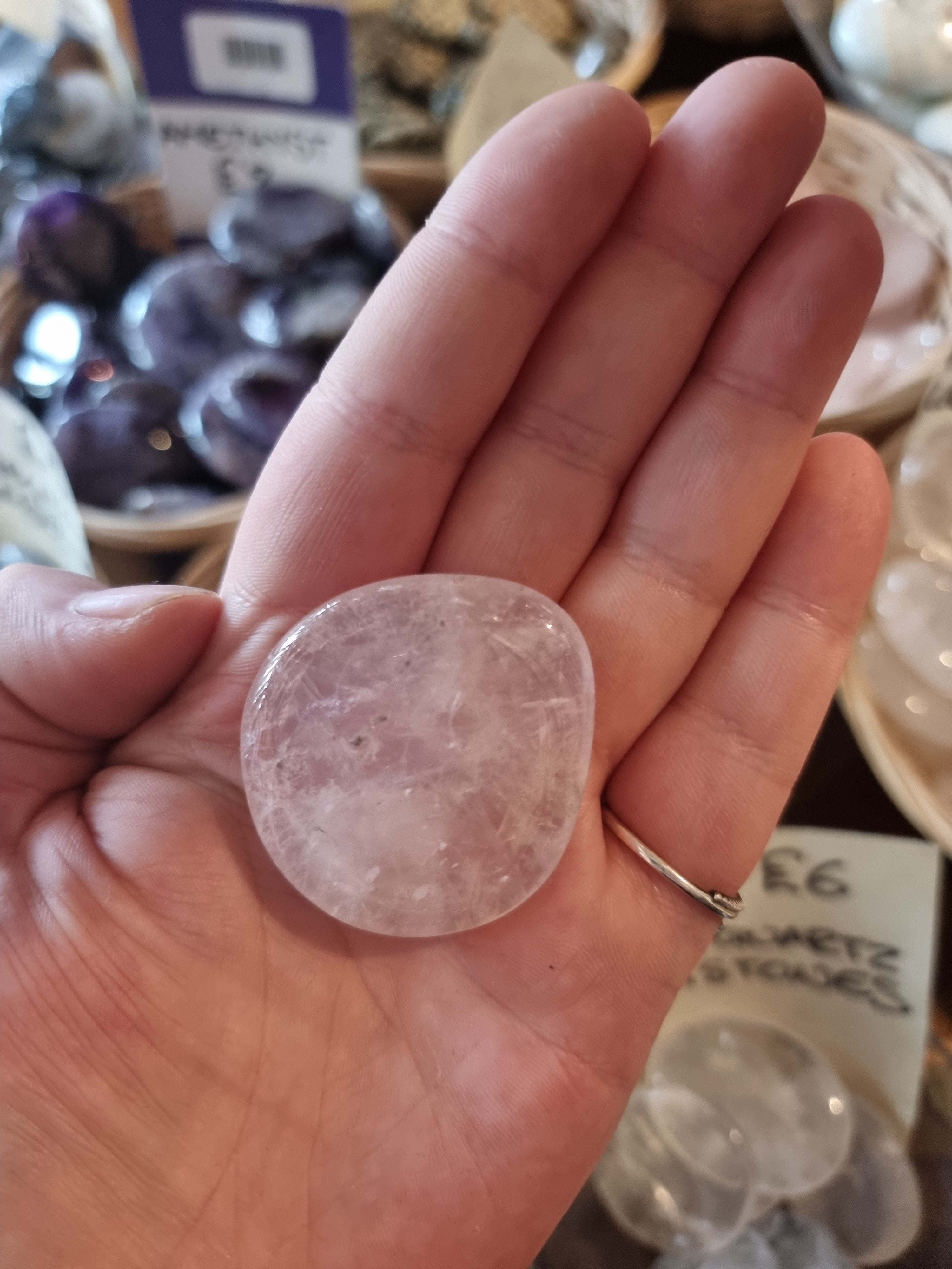 Rose Quartz Palmstone