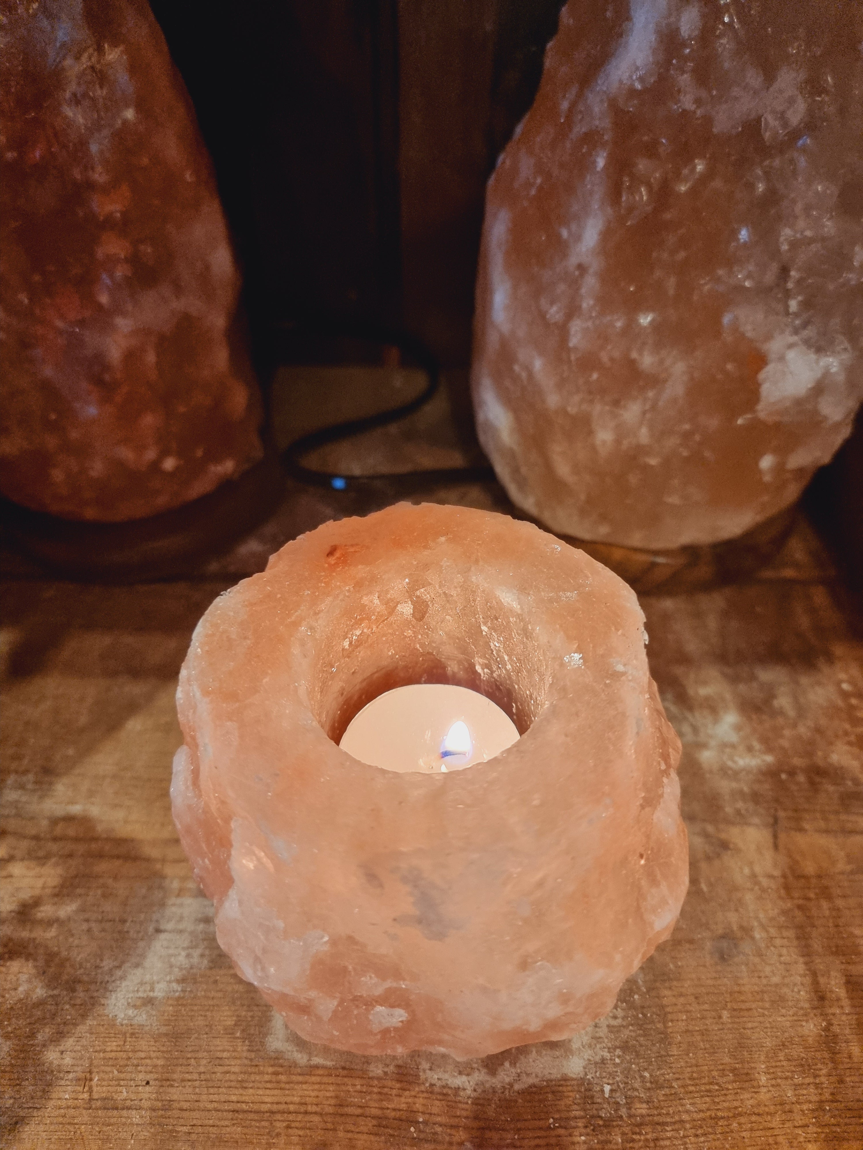 Himalayan Salt Tea Light Holder