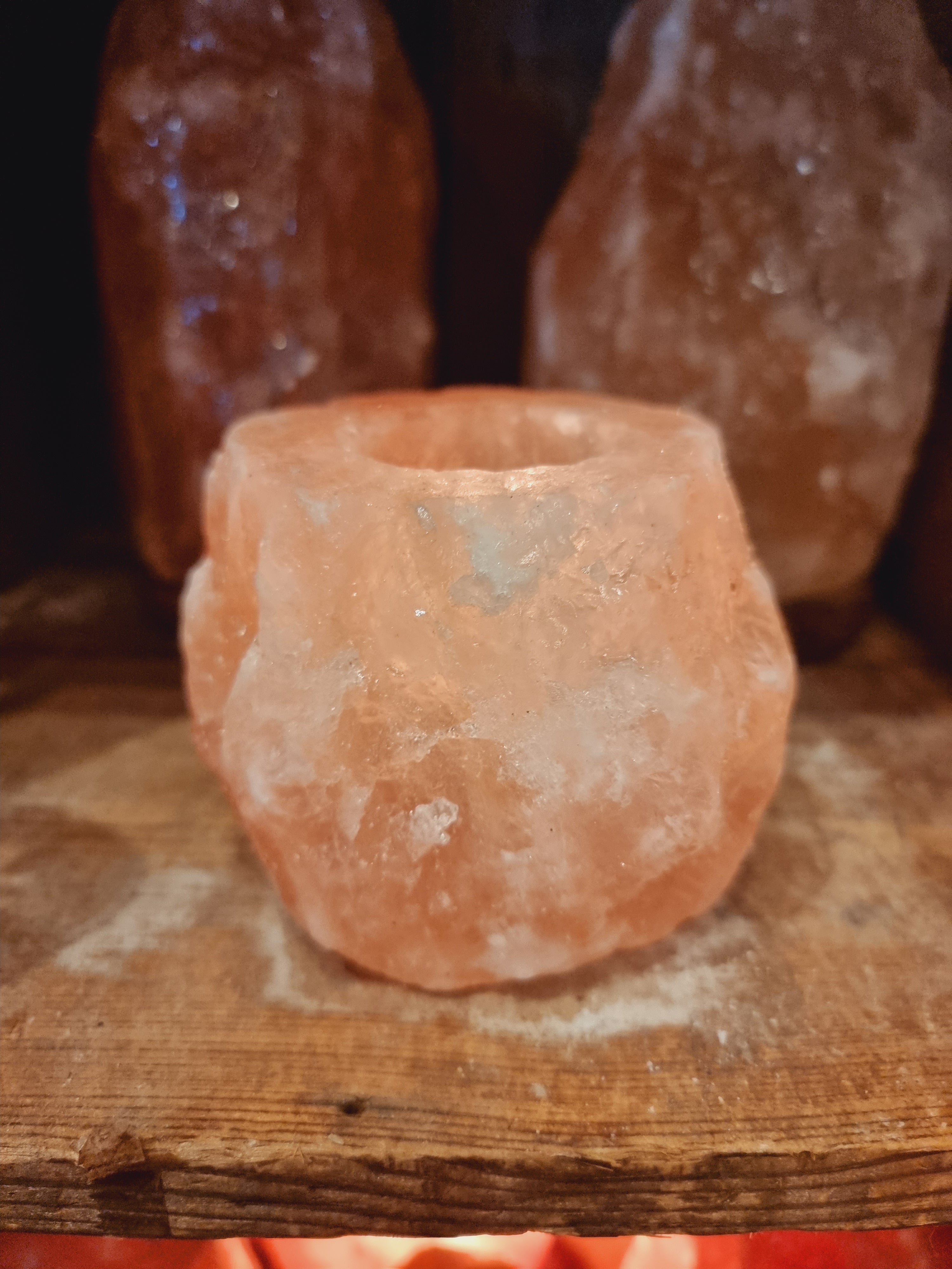 Himalayan Salt Tea Light Holder