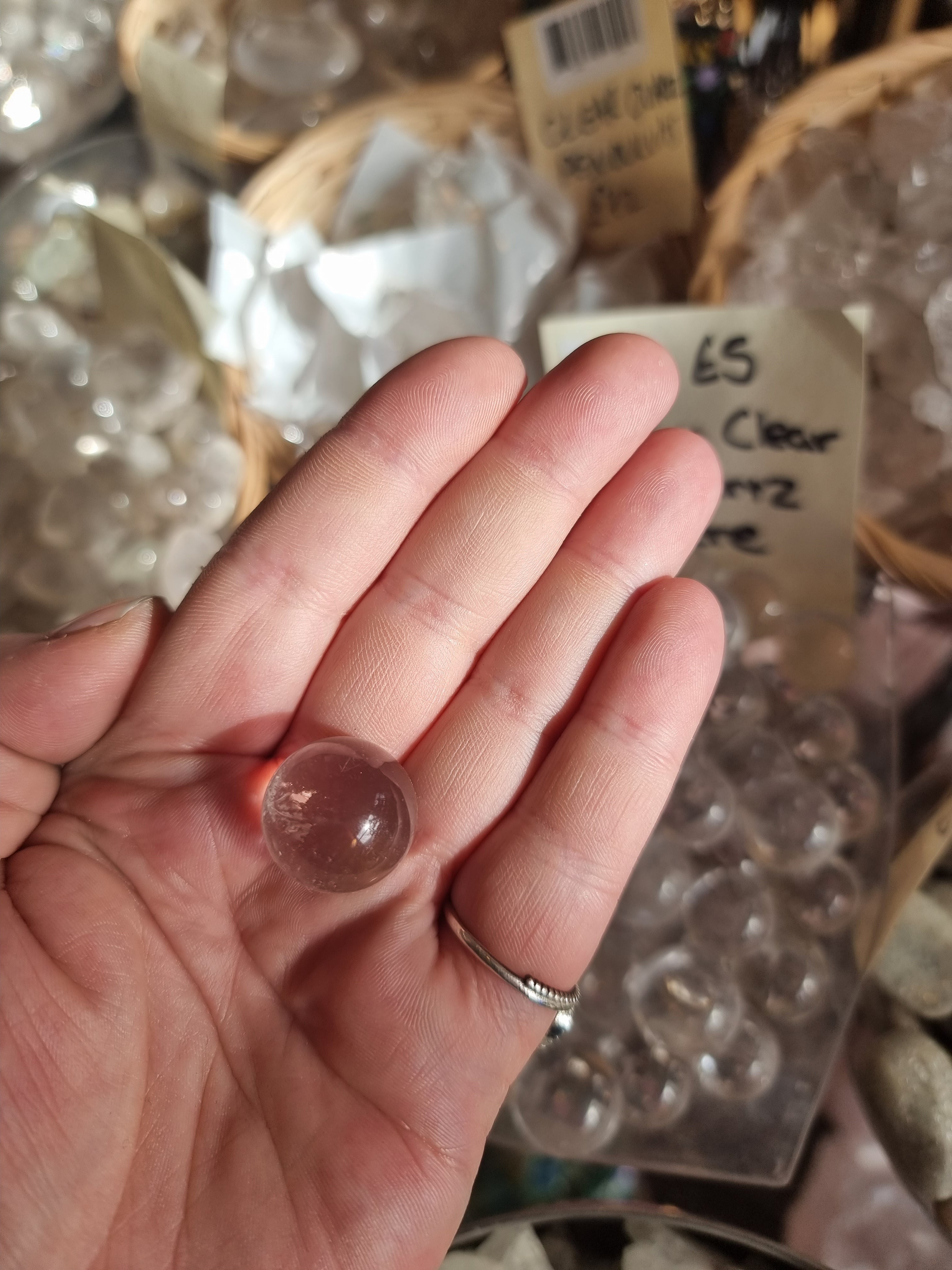 Clear Quartz Crystal Sphere (Small)