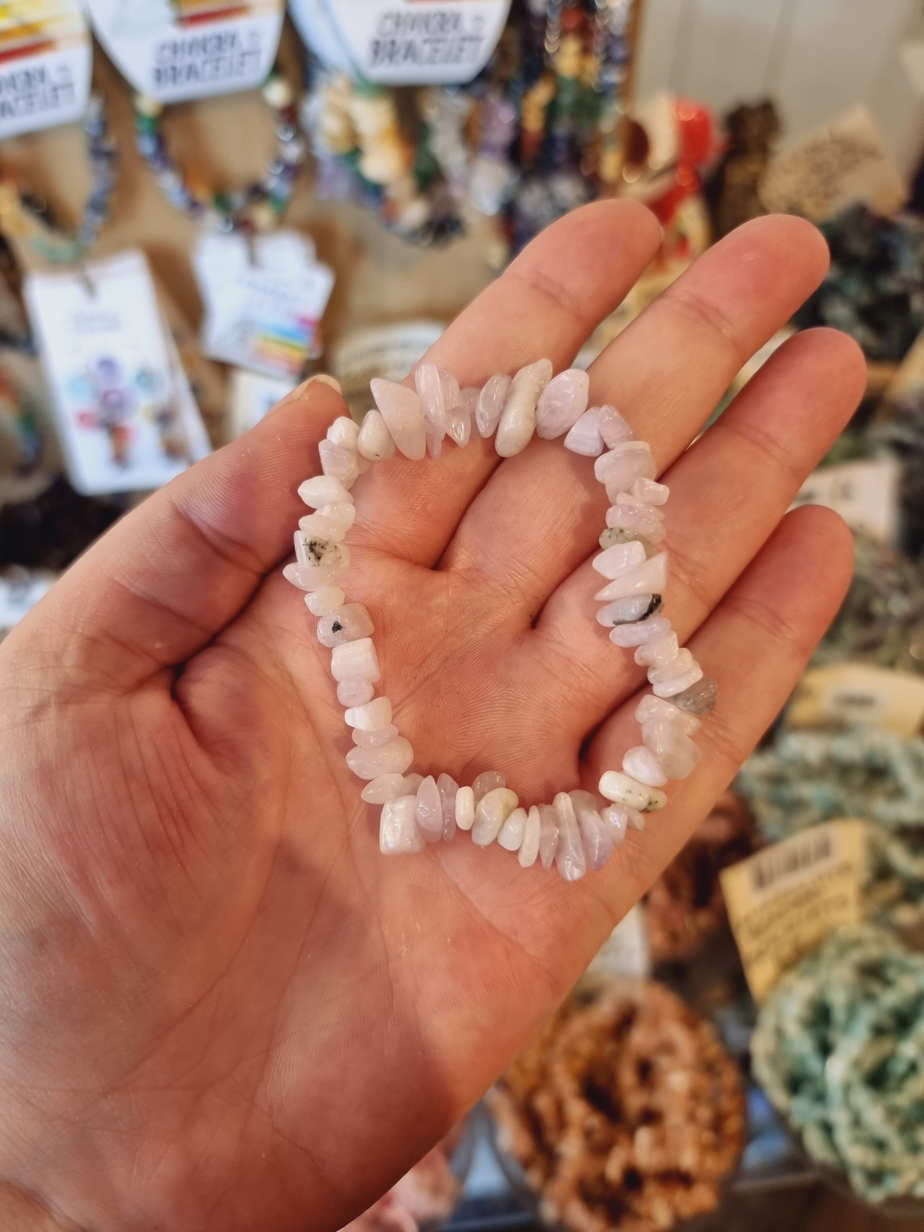 Kunzite Chip Bracelets