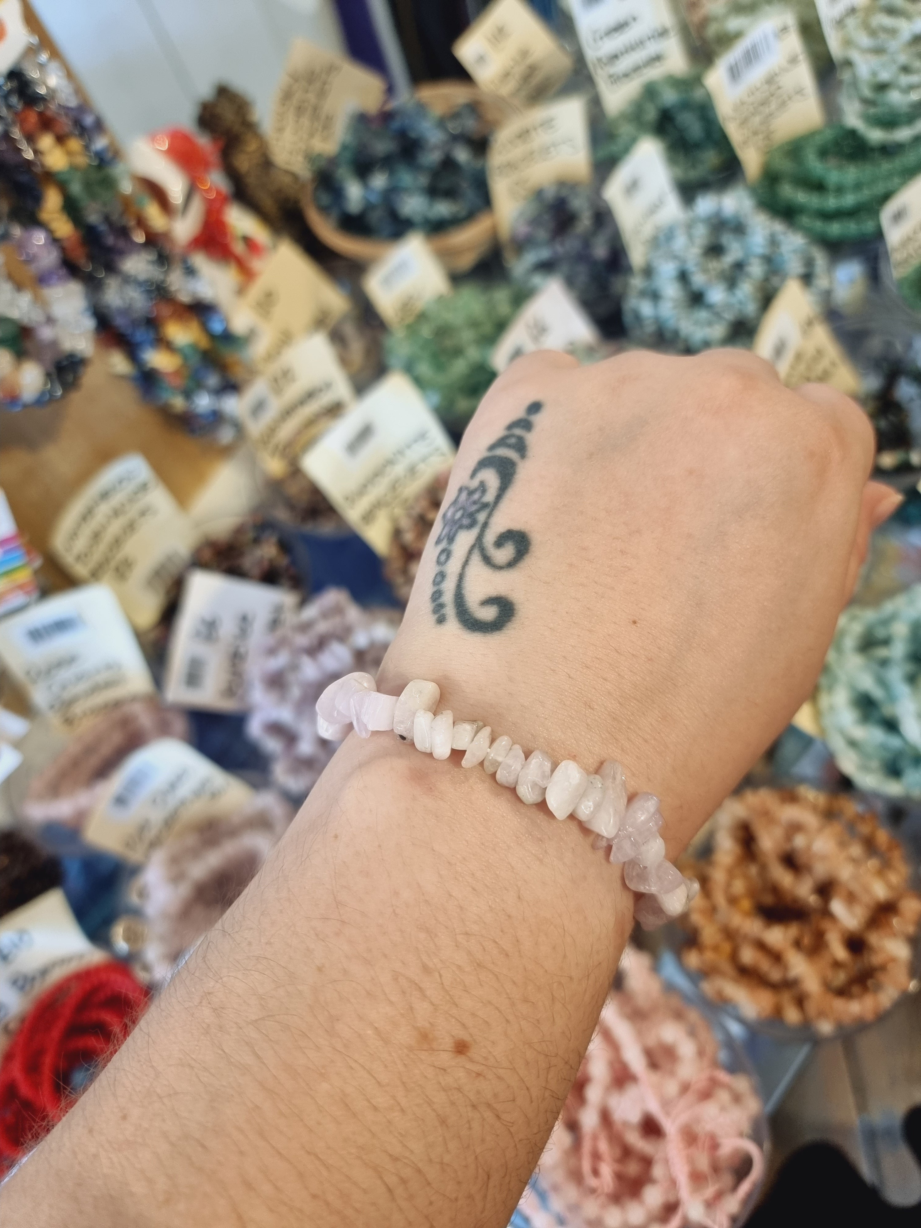 Kunzite Chip Bracelets