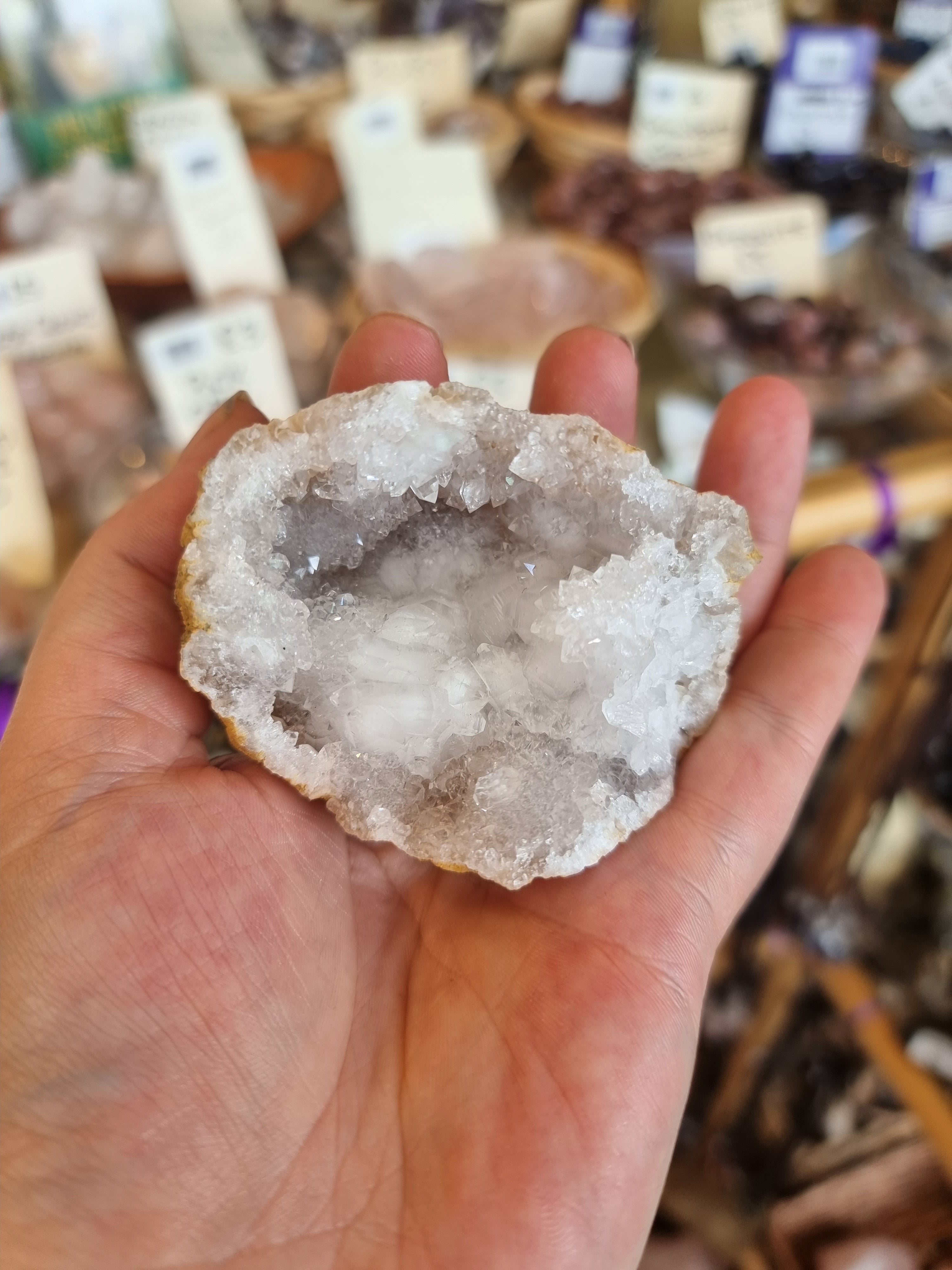 Druzy Quartz Geode