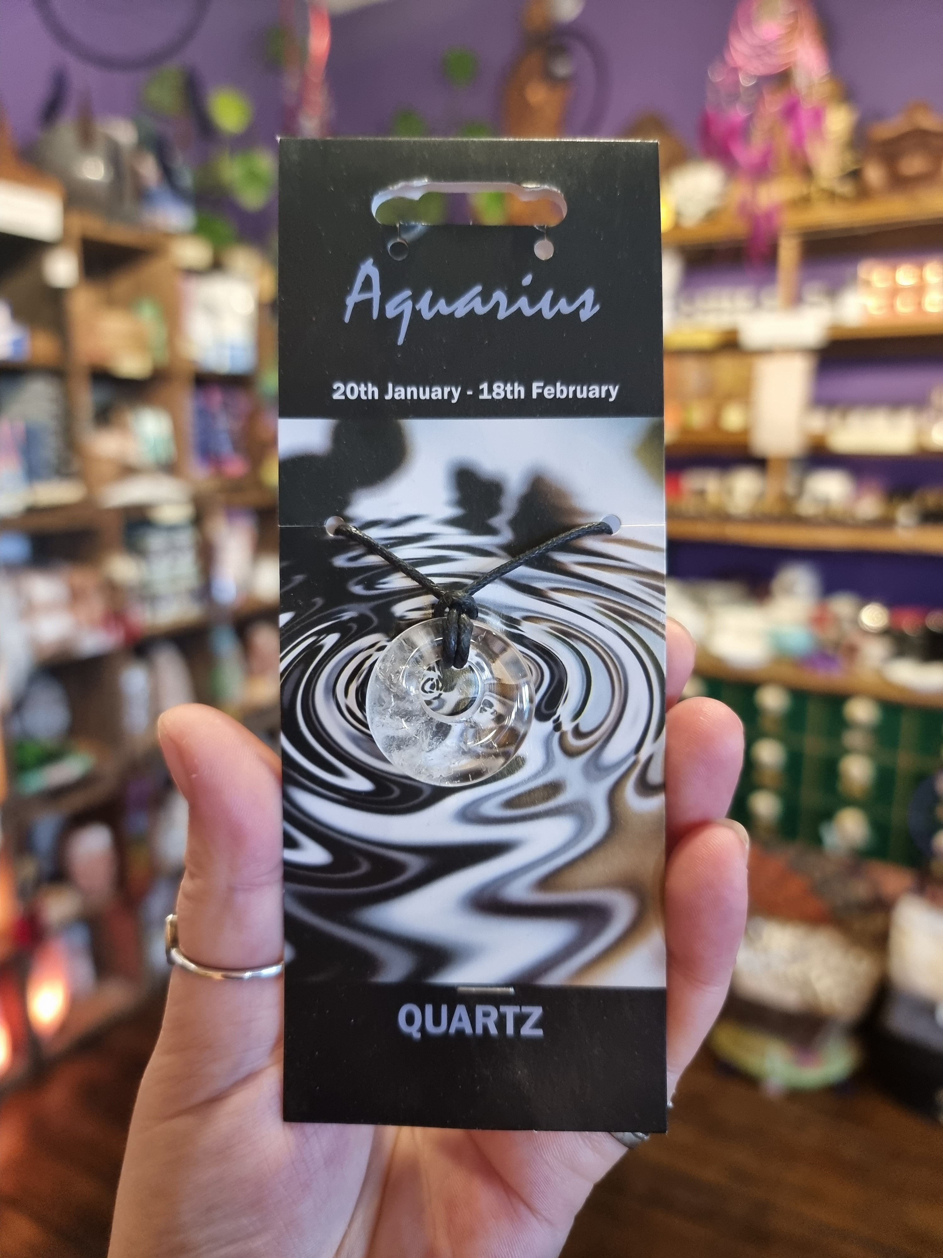 Aquarius Round Pendant