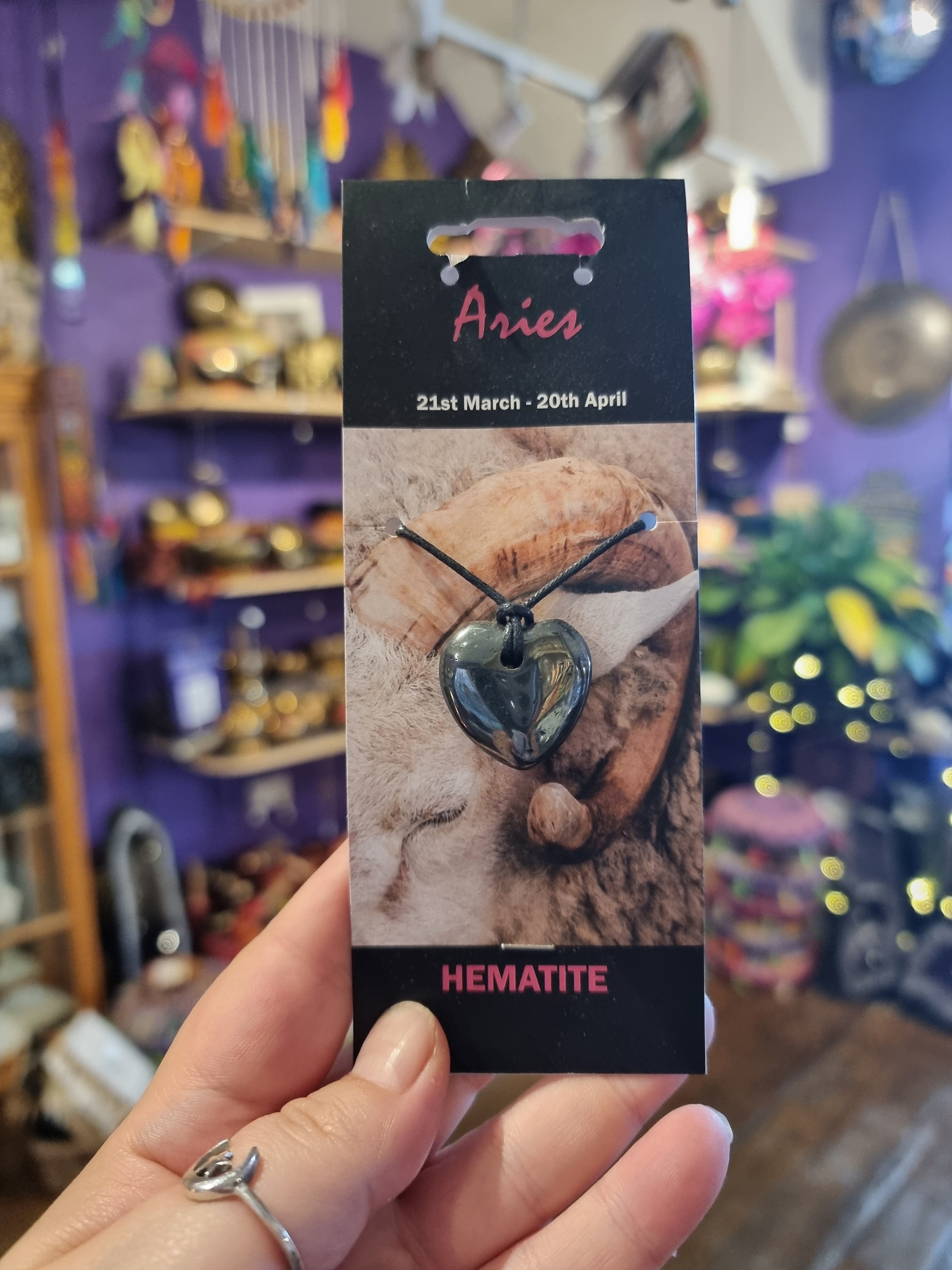 Aries Heart Pendant