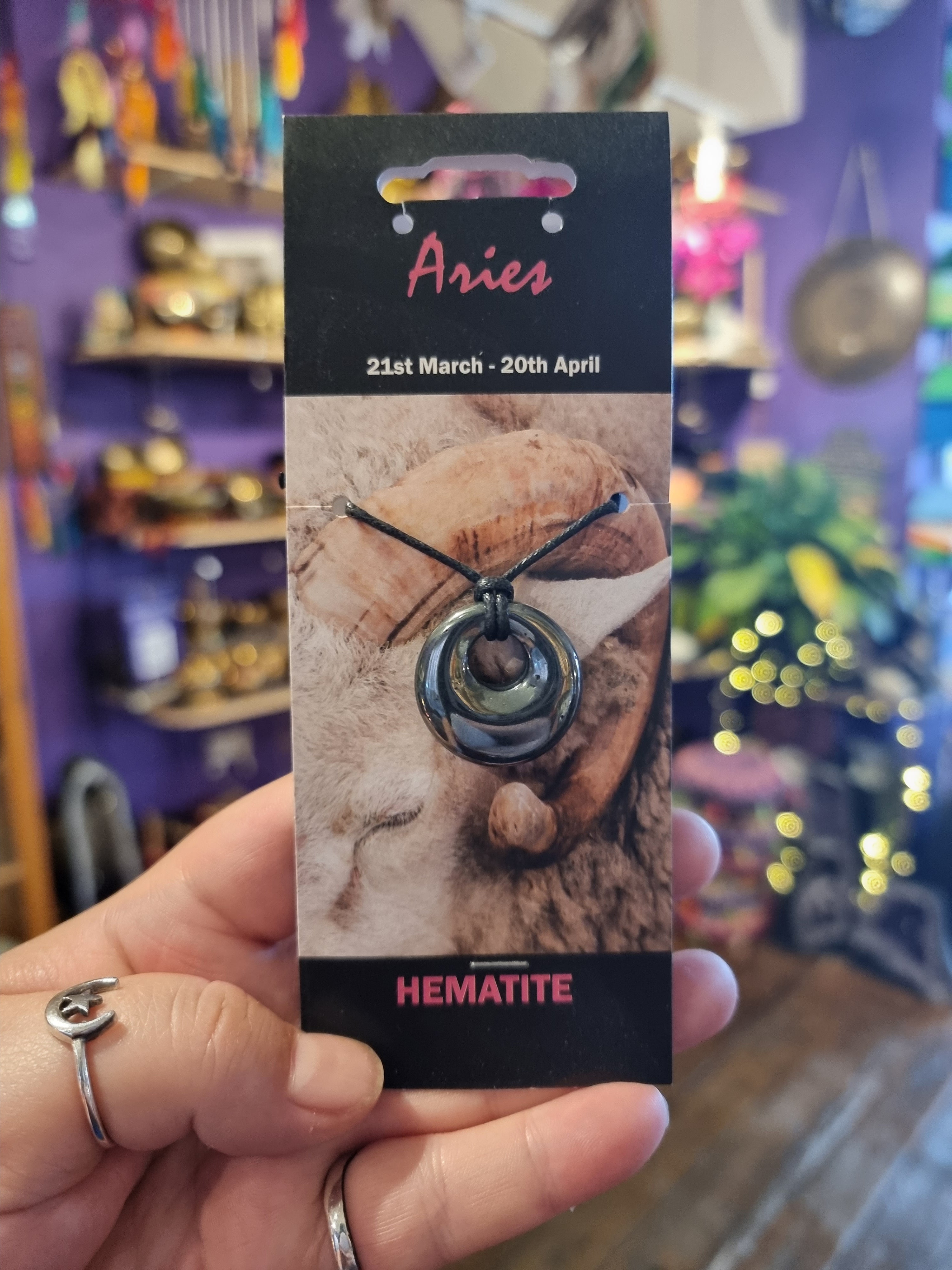 Aries Round Pendant