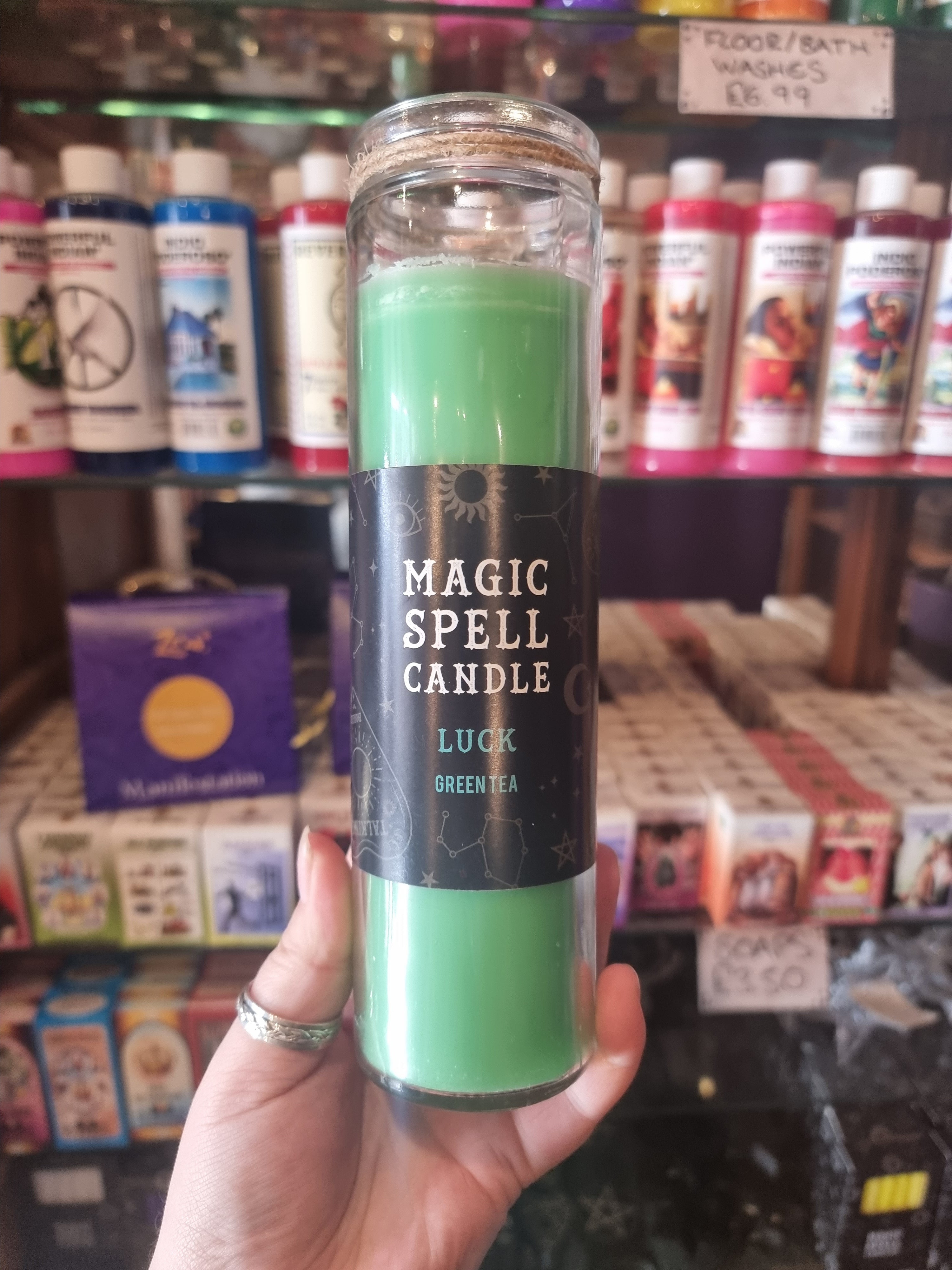 Green 'Luck' Candle