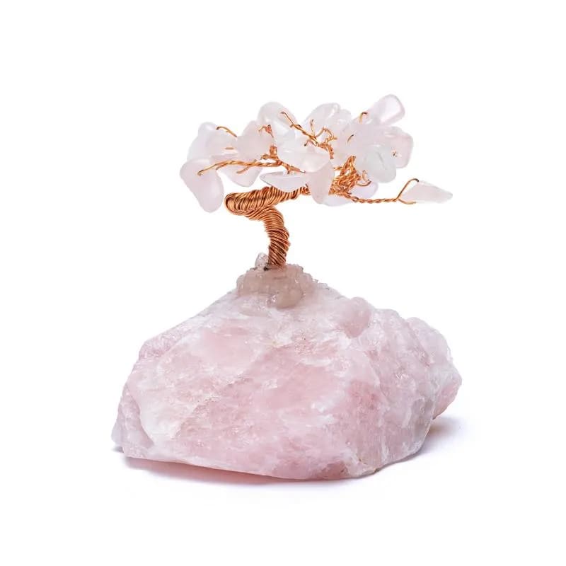 Rose Quartz Crystal Tree