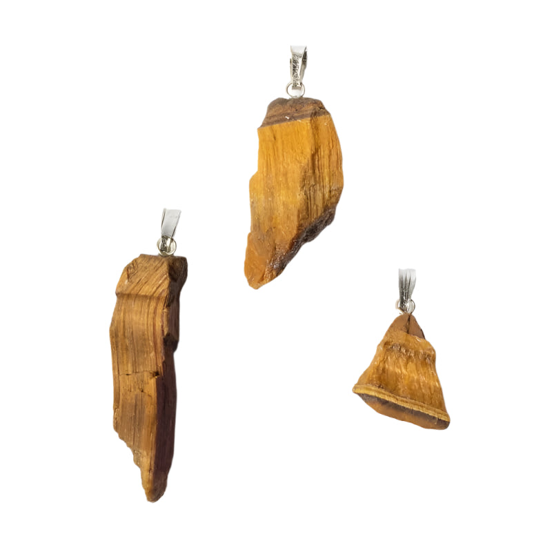 Raw Tiger Eye Pendant