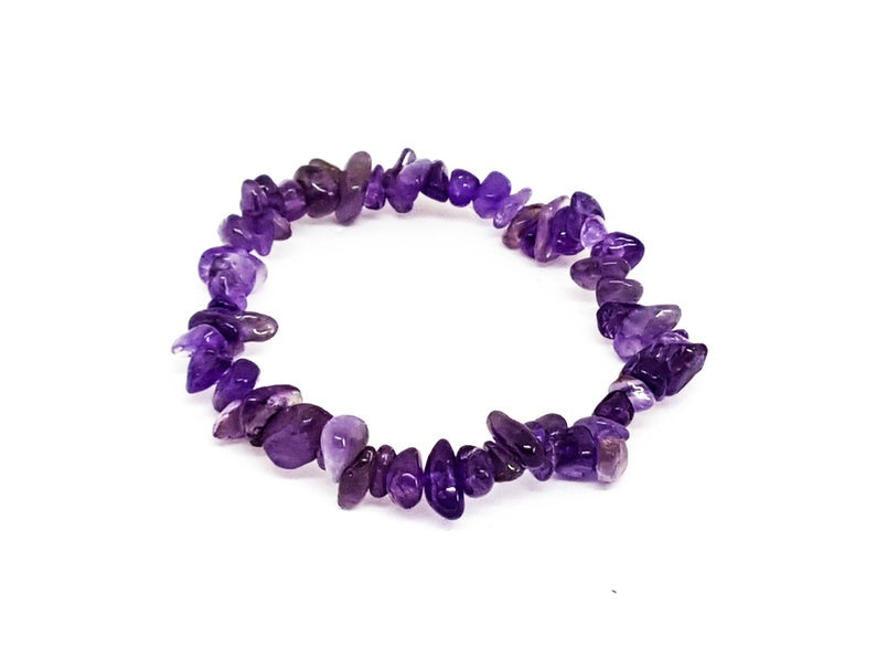 Amethyst Chip Bracelet