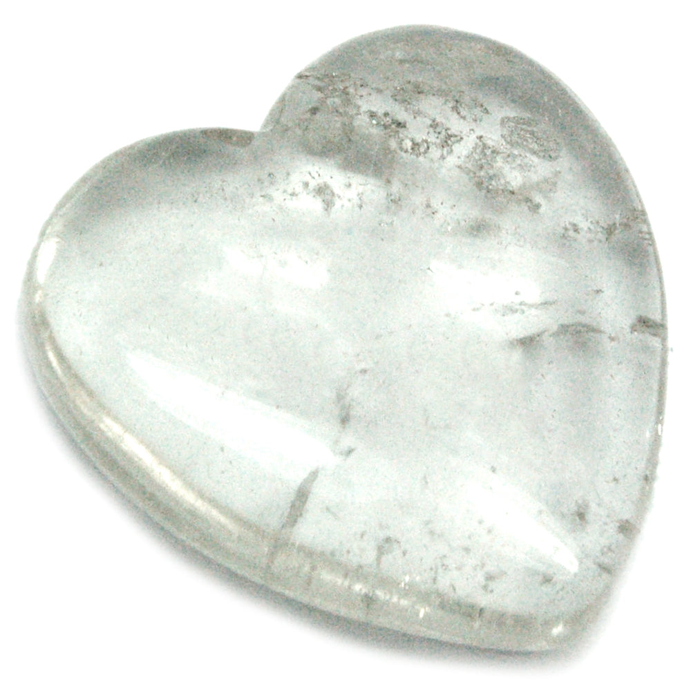 Clear Quartz Hearts (Small)