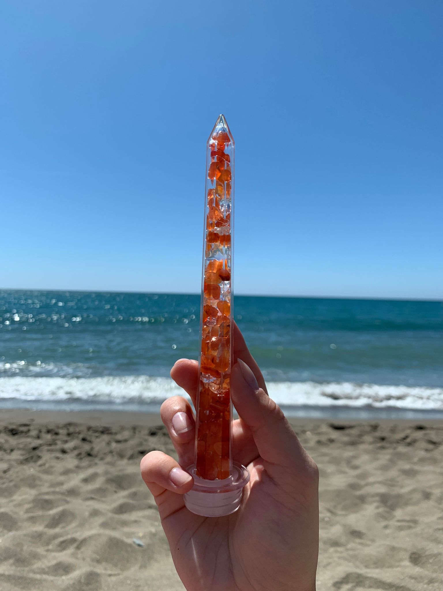 Courage Glass Crystal Bottle