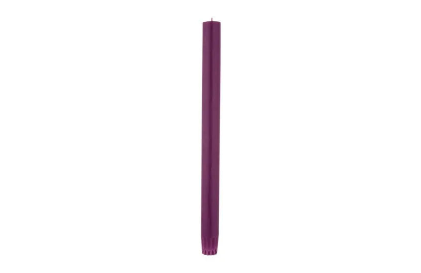 Dark Purple Rustic Candle