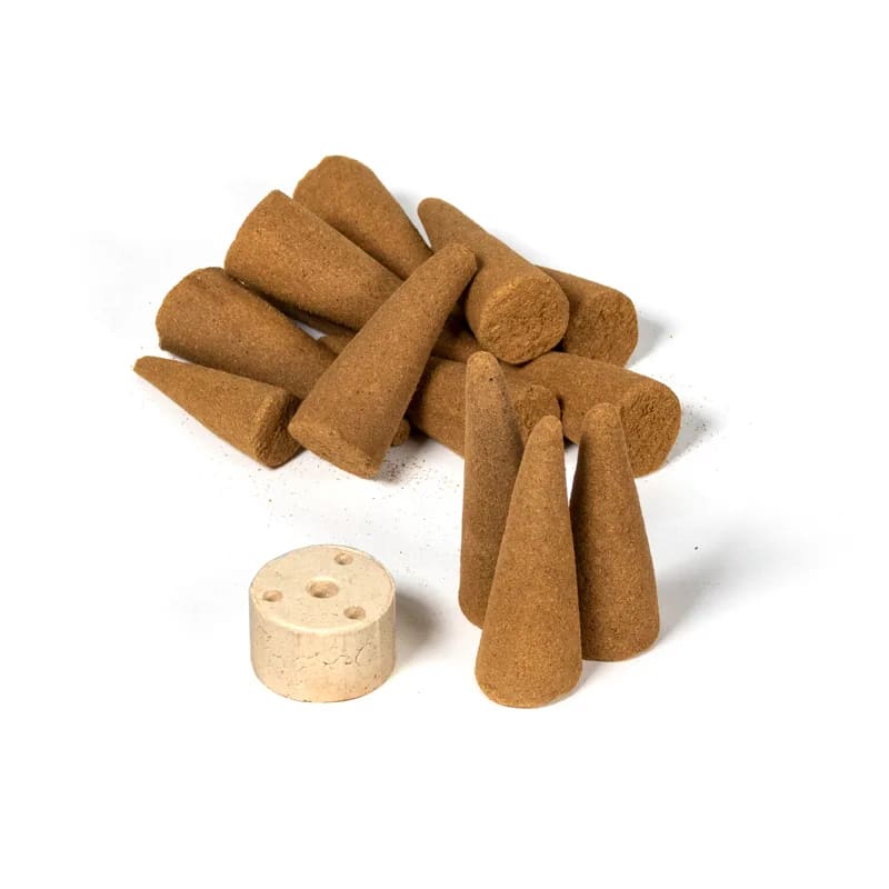 Organic Sandalwood Jumbo Cones