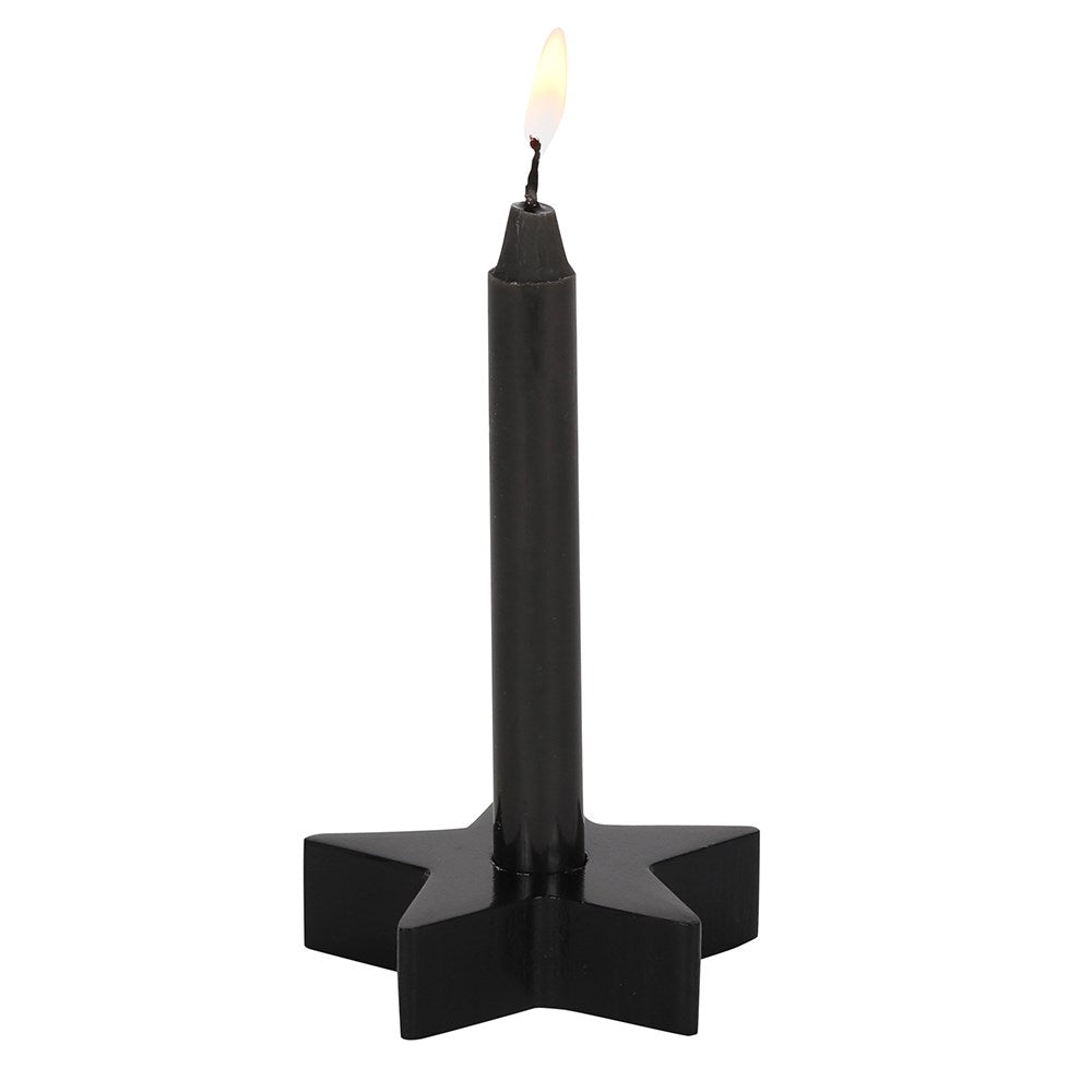 Star Candle Holder (Black)