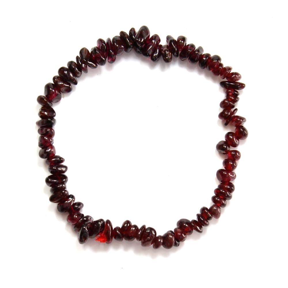 Garnet Chip Bracelet