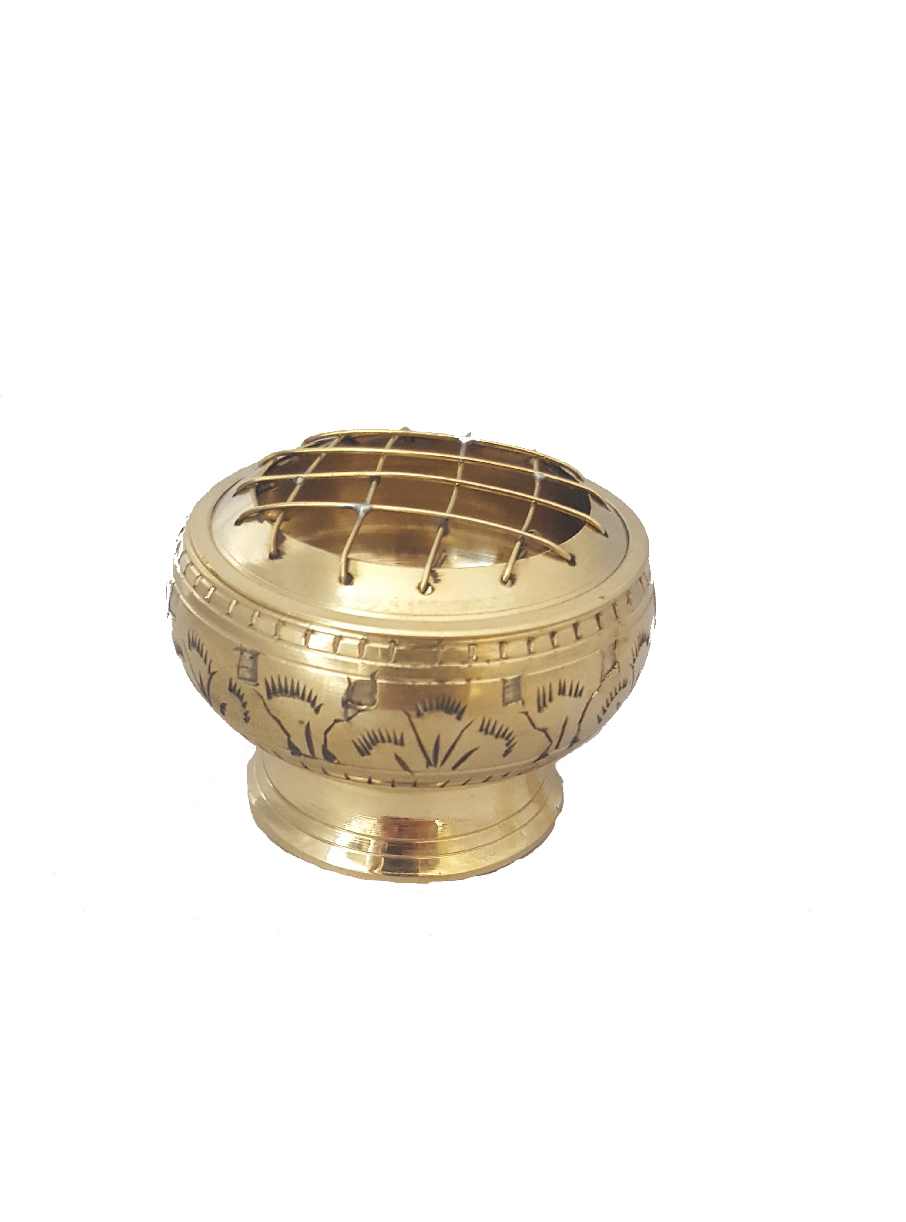 Gold Charcoal Burner