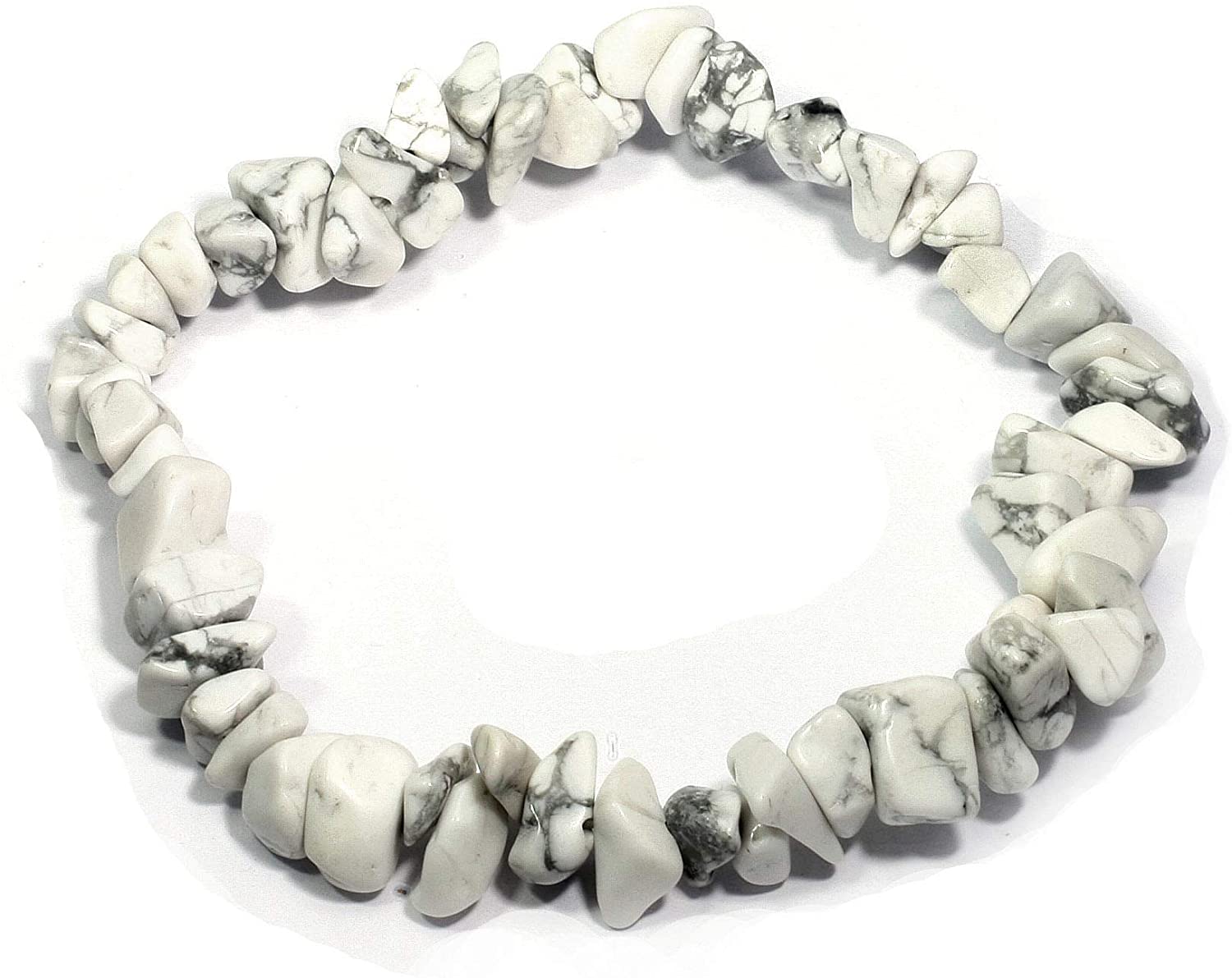 Howlite Chip Bracelet