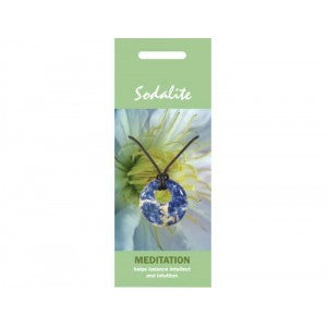 Sodalite Round Pendant