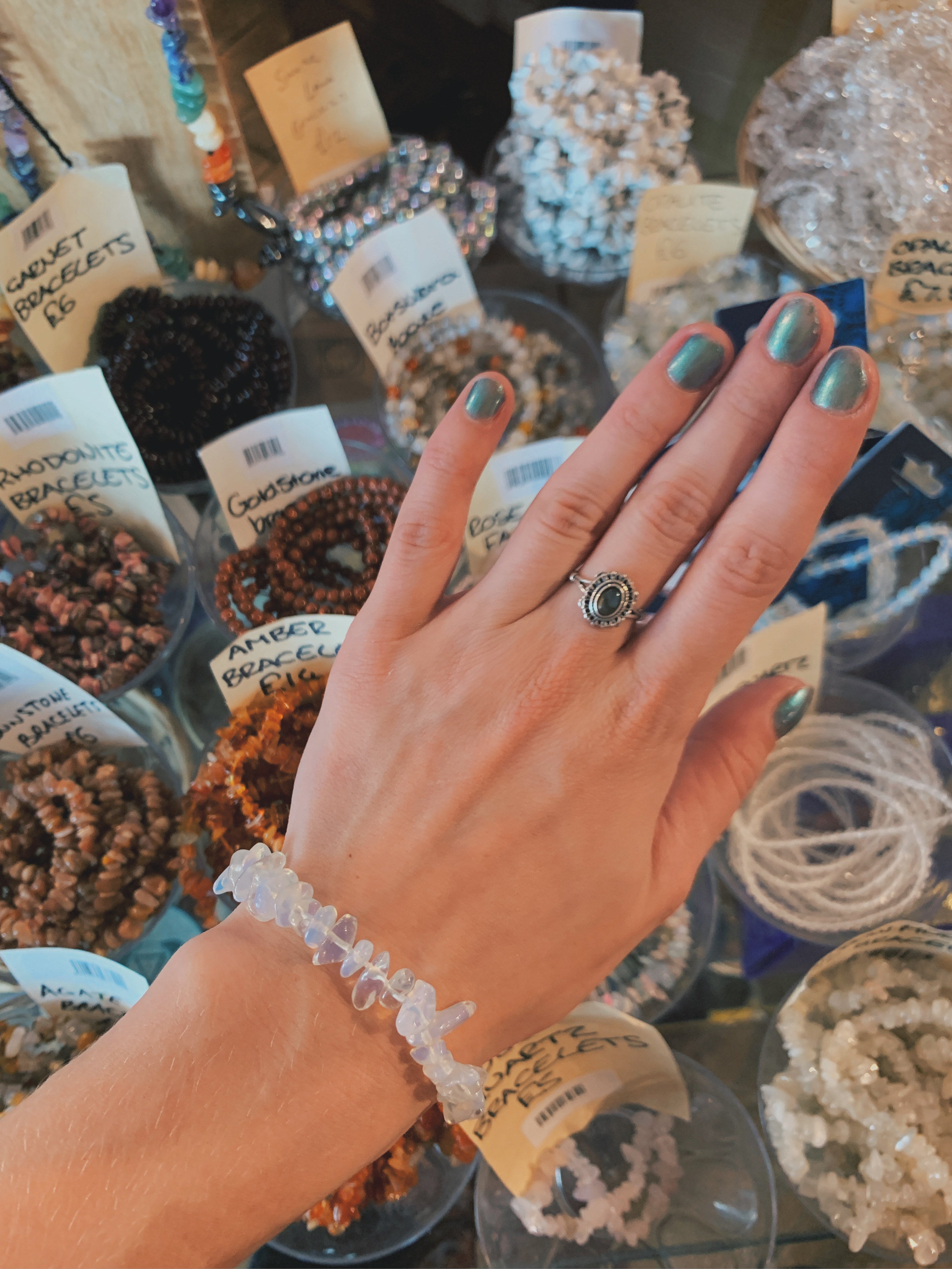 Opalite Chip Bracelet