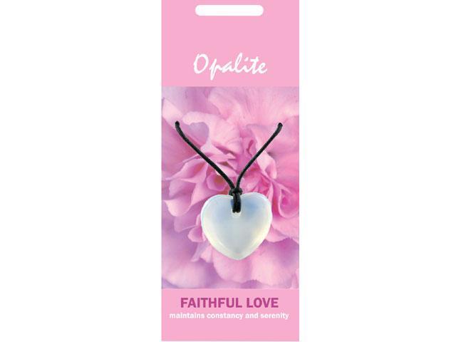 Opalite Heart Pendant