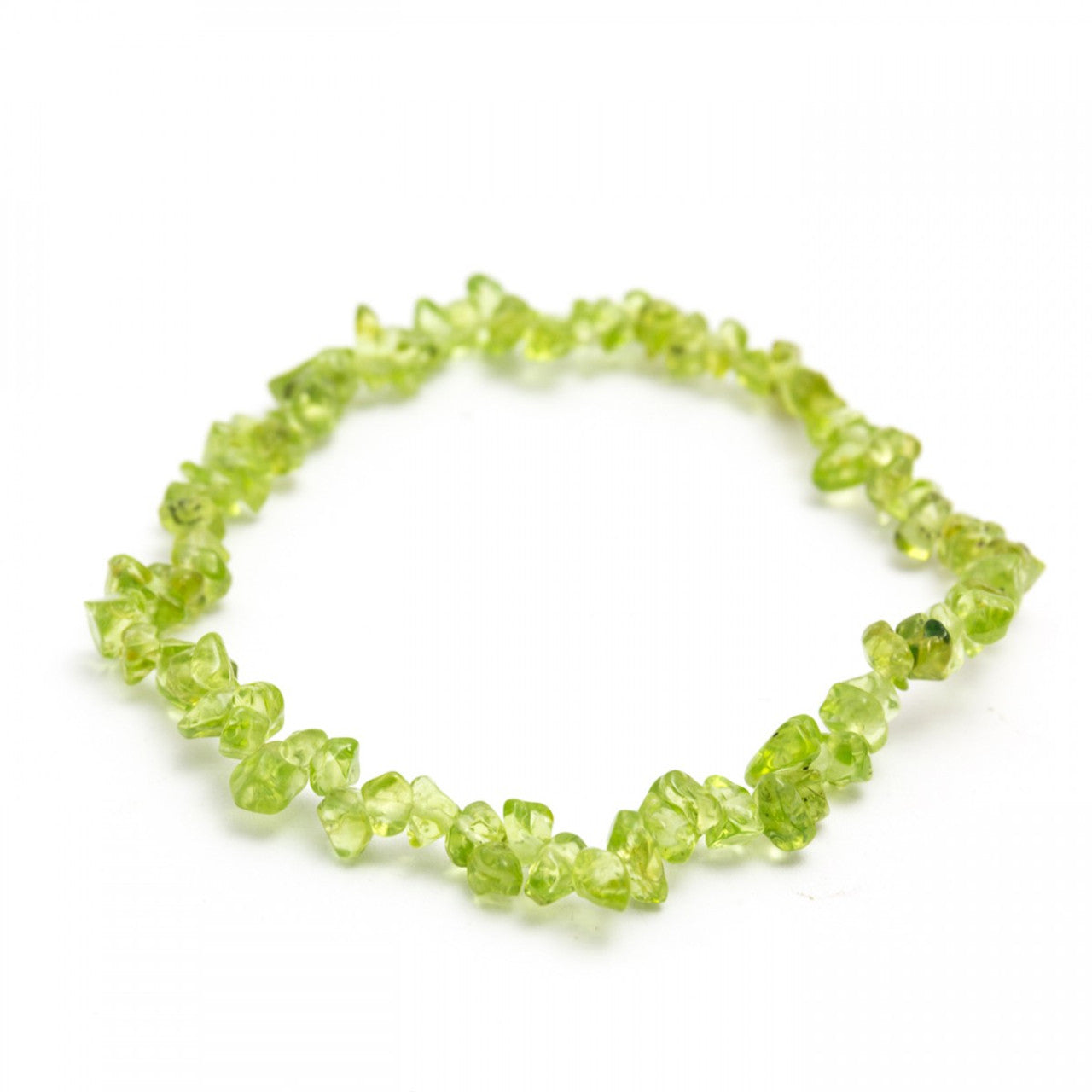 Peridot Chip Bracelet