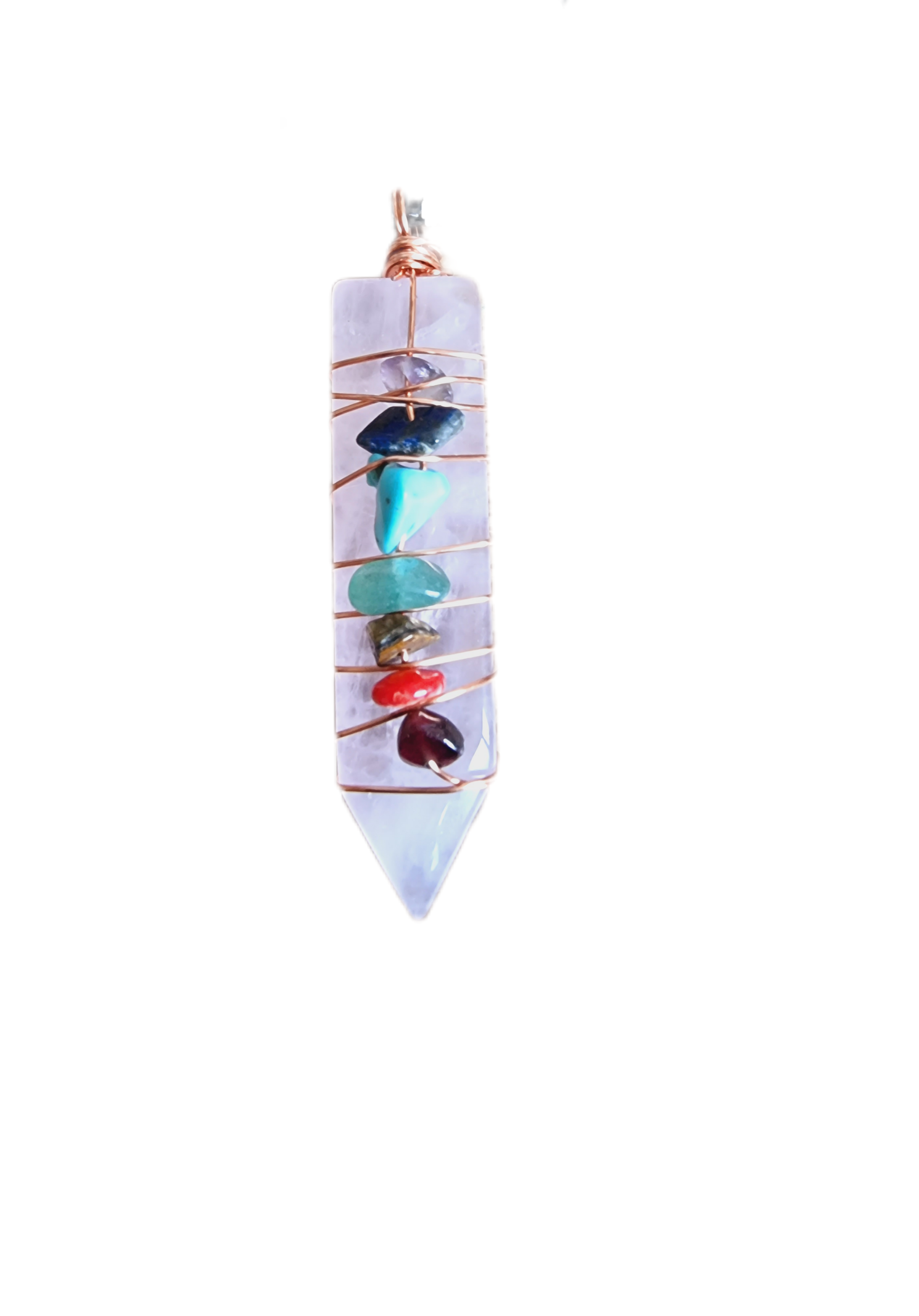 Rose Quartz Chakra Pendant