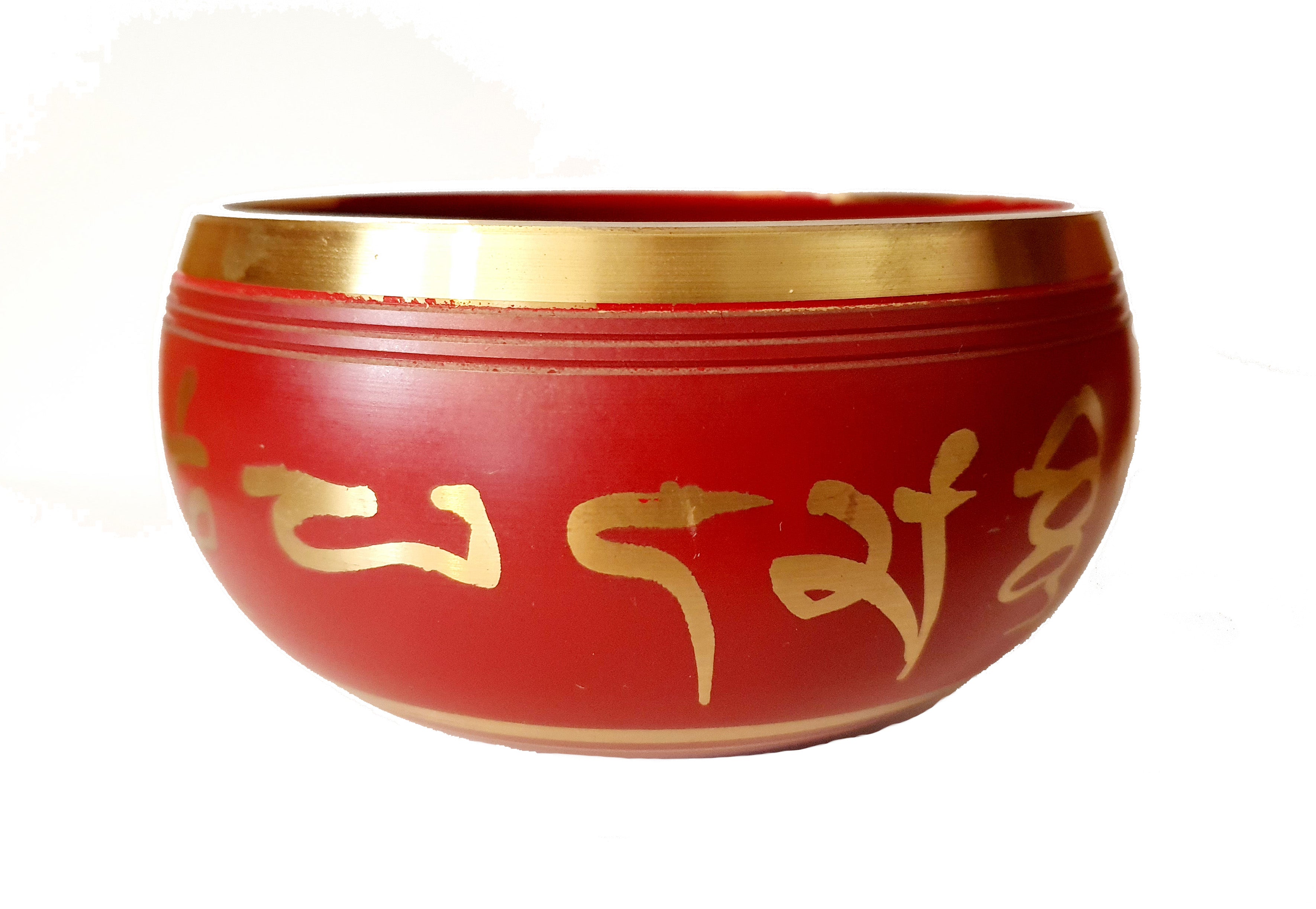 Red Singing Bowl