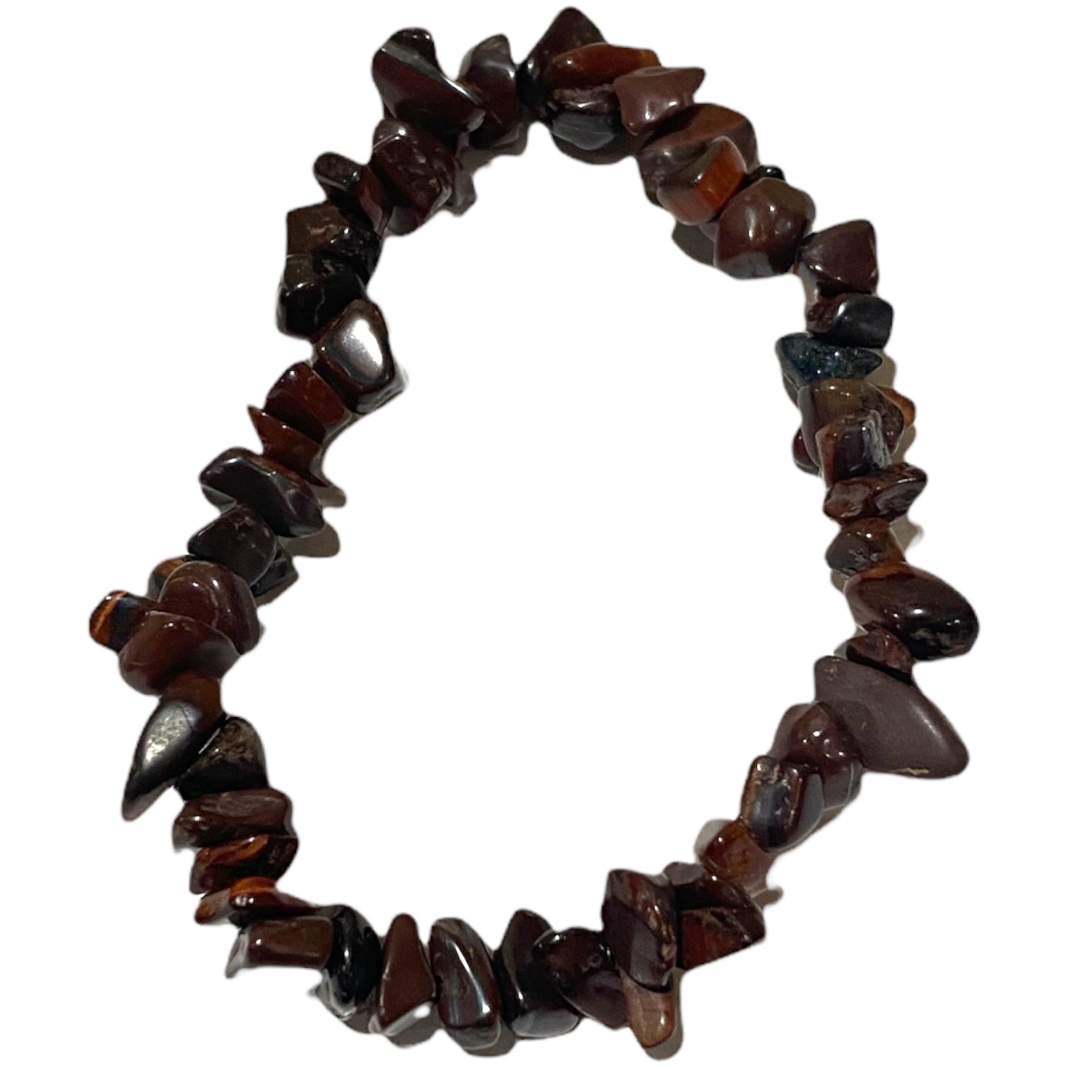 Red Tigers Eye Chip Bracelets