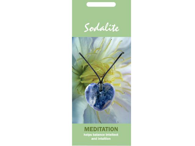 Sodalite Heart Pendant