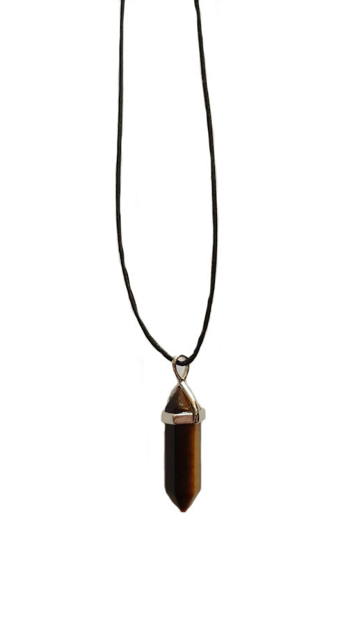 Tigers Eye Point Pendant